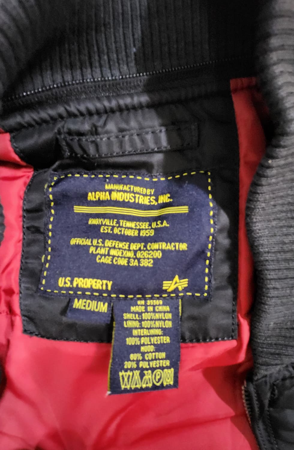 알파 인더스트리 ma-1 상품이미지3