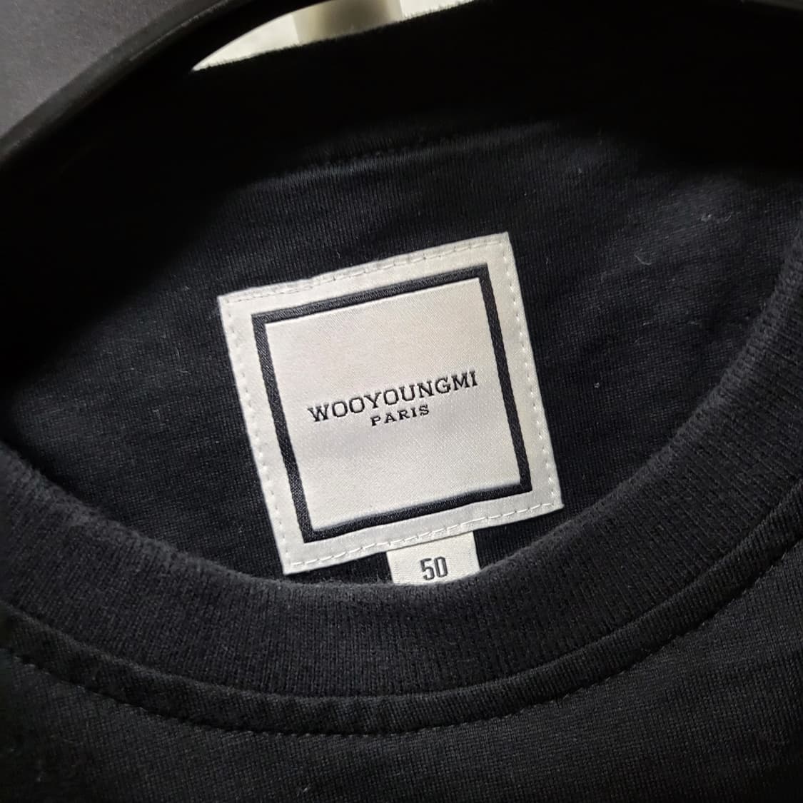 [정품] 50 / 24SS 우영미 백로고 반팔티  상품이미지4
