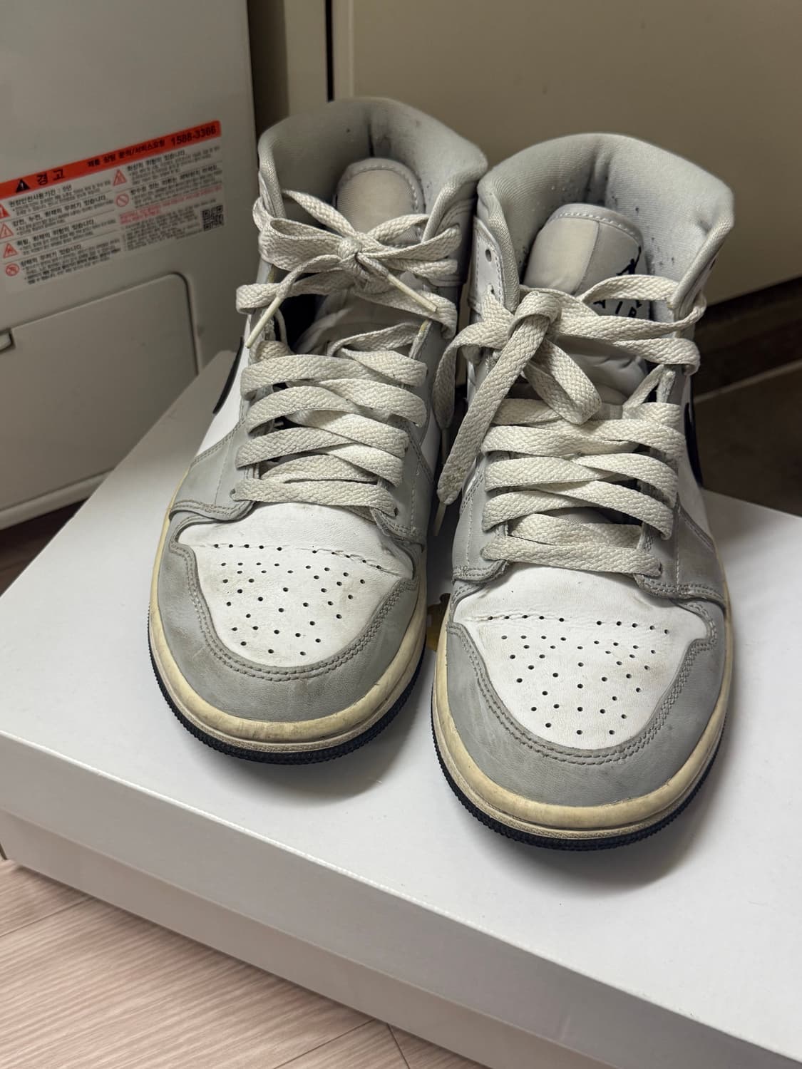 나이키 조던1 미드 포그그레이 240 상품이미지2