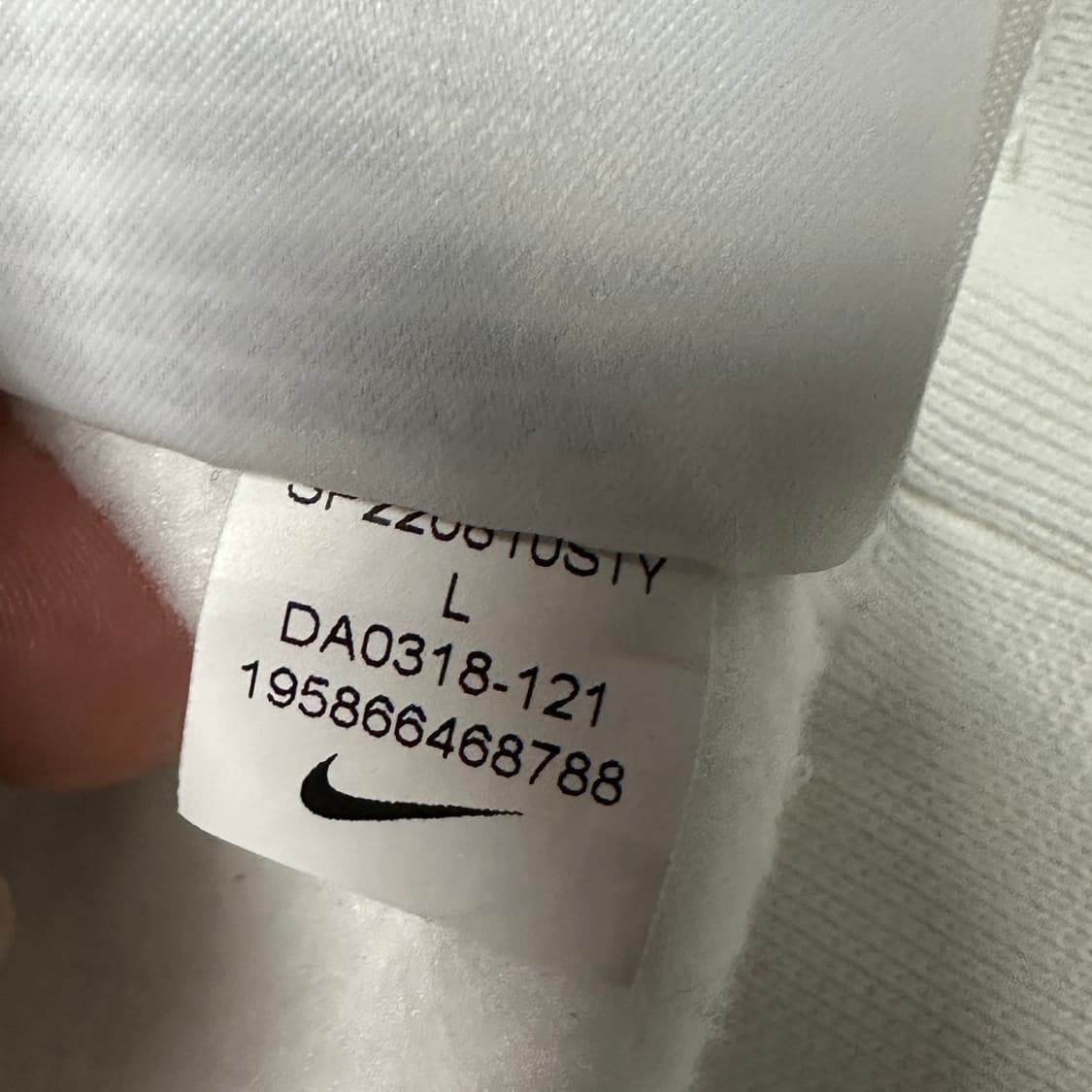 나이키 nrg 솔로스우시 크루 맨투맨 화이트 L 상품이미지5