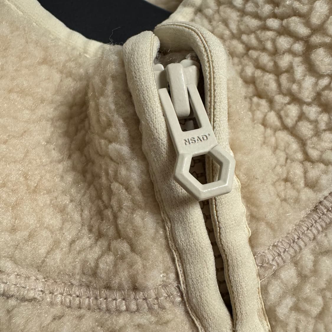 [M] NSAD 컬리 기본형 플리스자켓 White (100) 상품이미지6