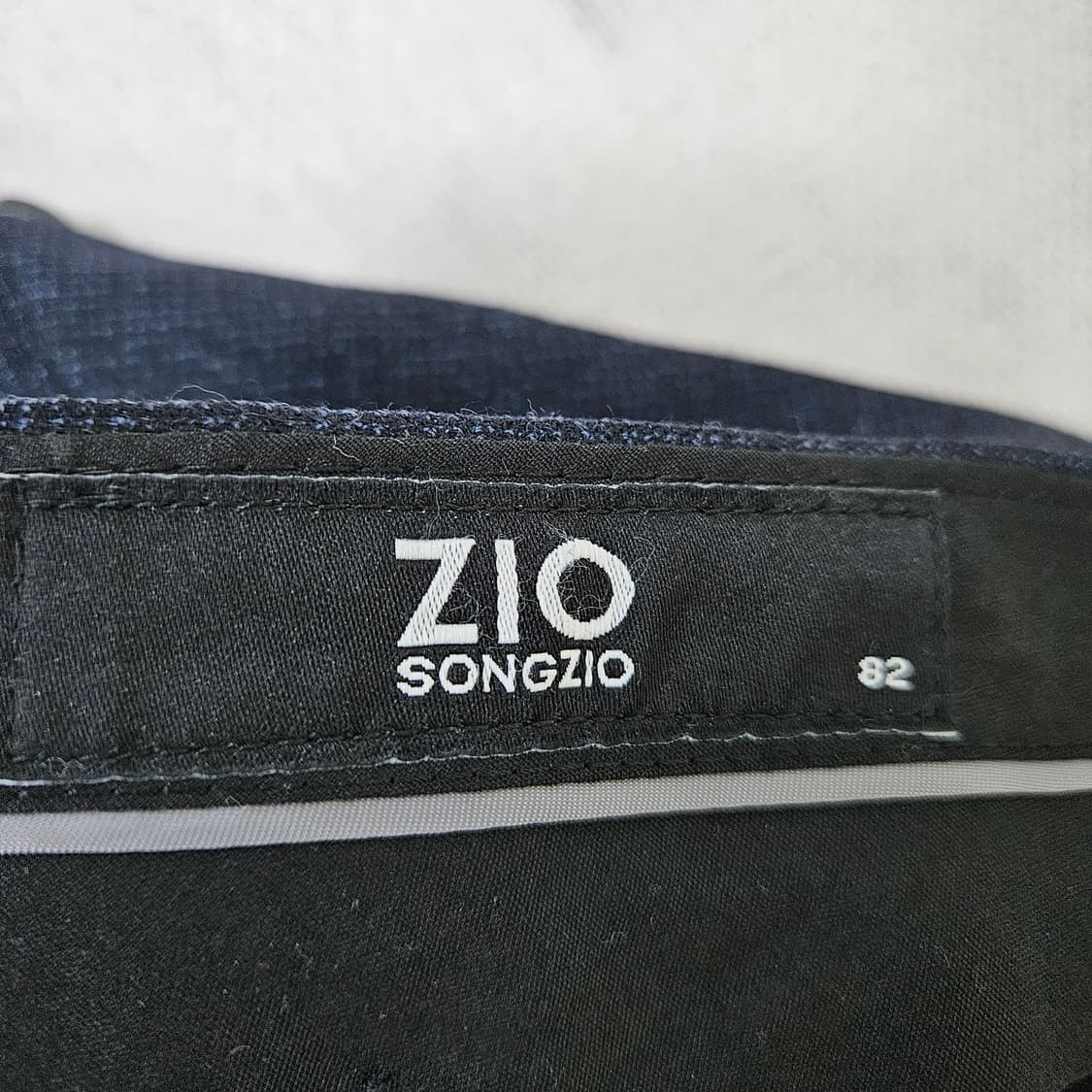 82 지오송지오 네이비 슬림핏 팬츠 0316Y 상품이미지3