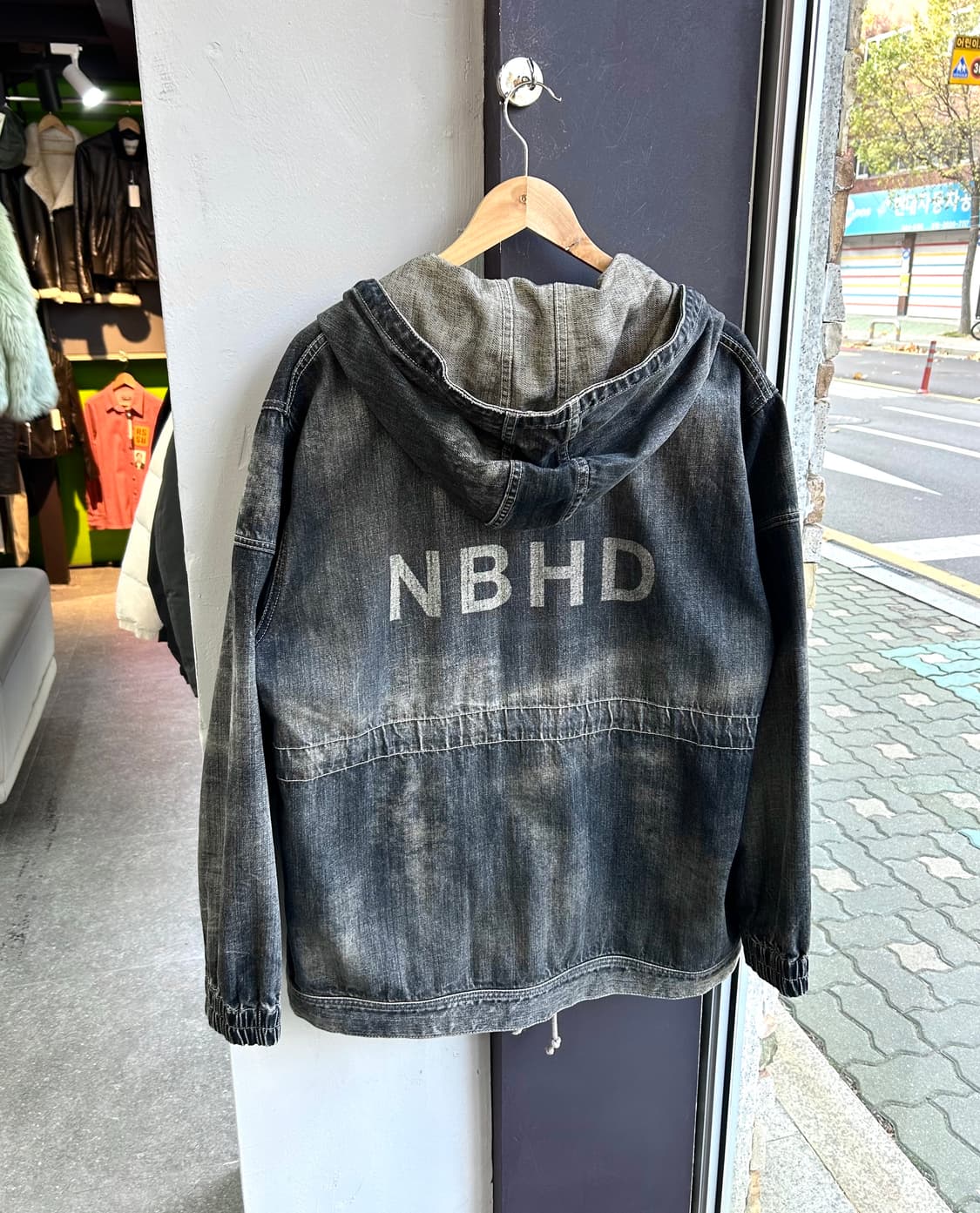 M/ 네이버후드 워시드 후디 청자켓 상품이미지7