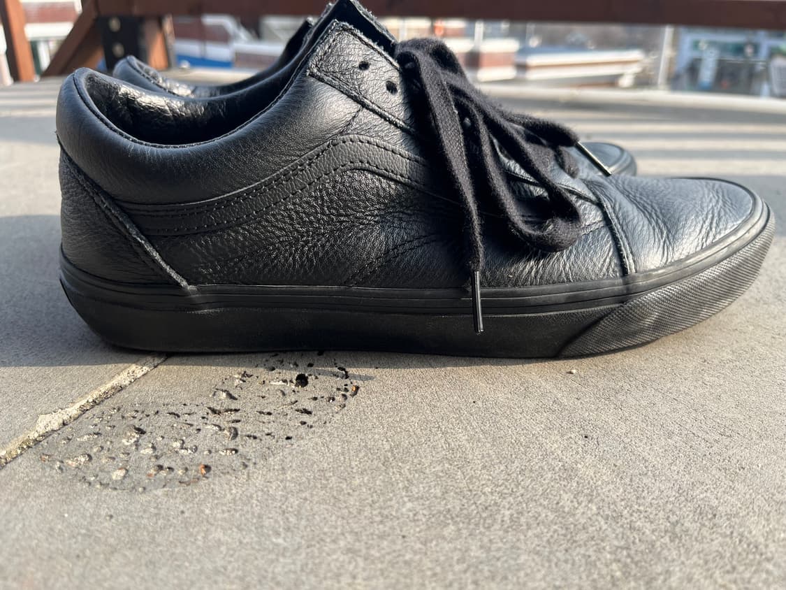 반스 올드스쿨 레더 블랙 280 상품이미지6