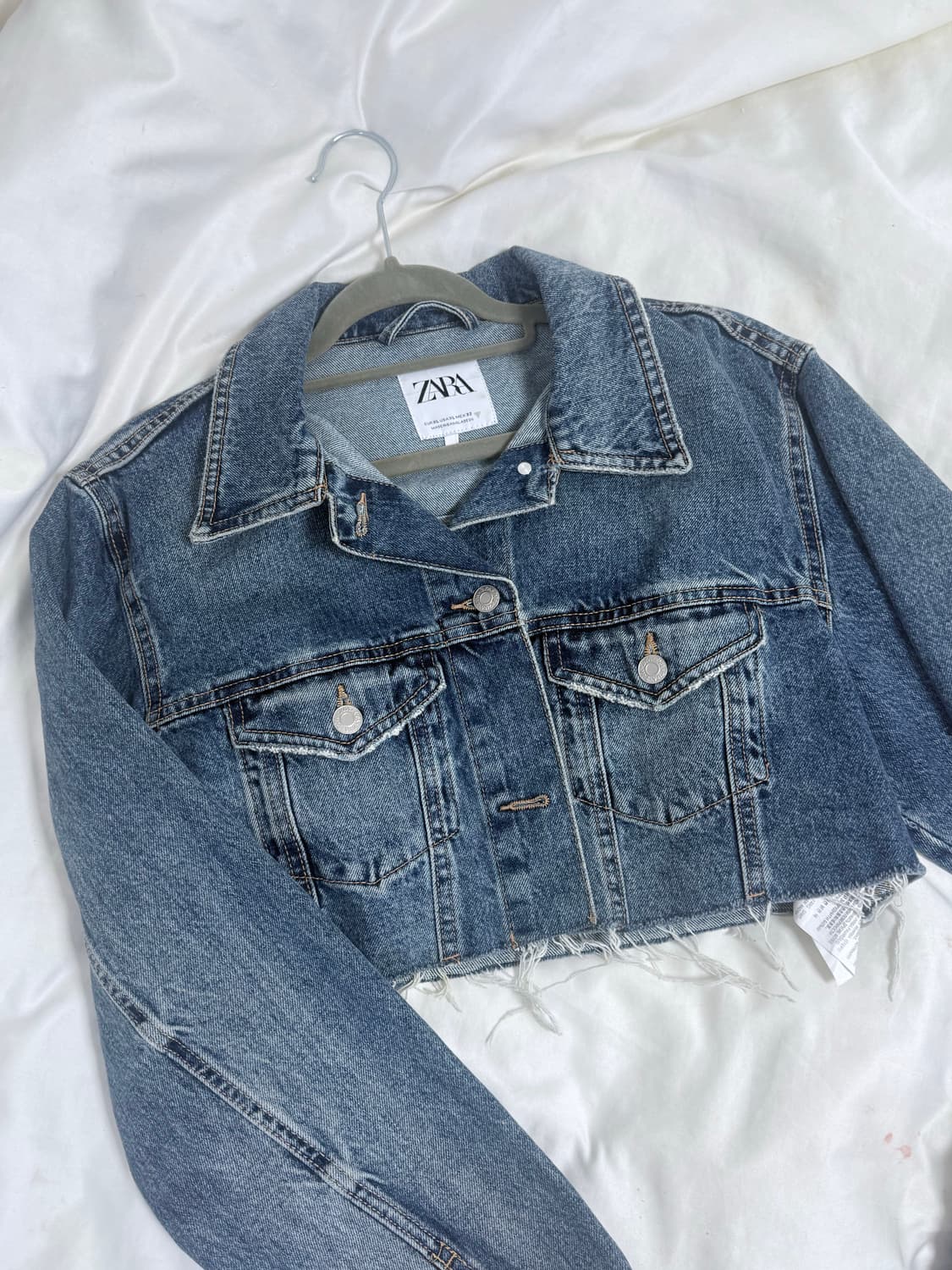 자라 크롭 데님 자켓 상품이미지1