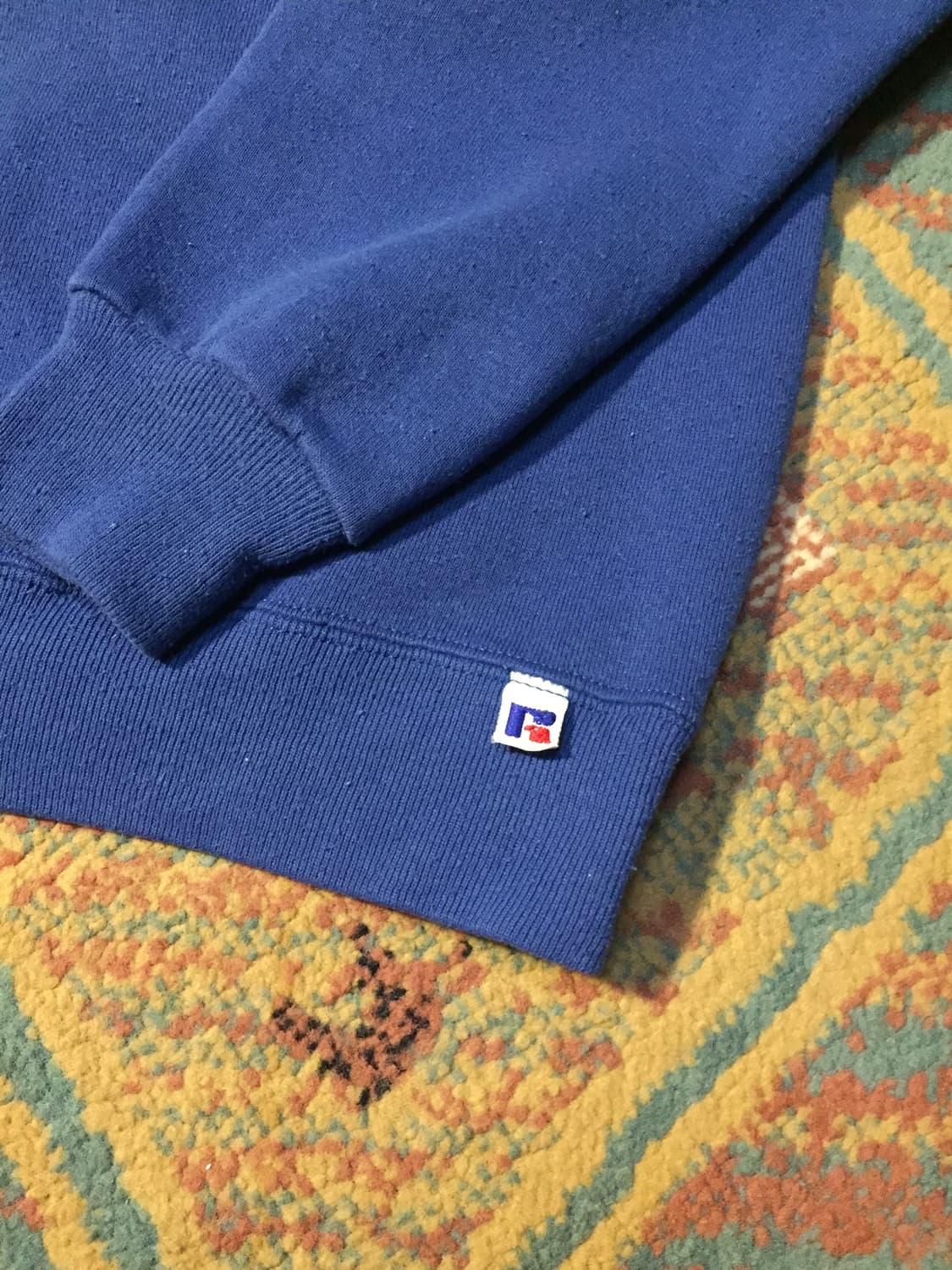 90‘s 러셀 페이딩 블루 스웻셔츠 상품이미지4