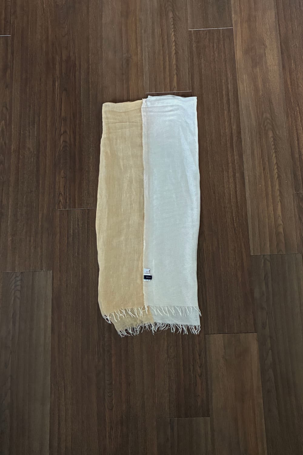 Beige Two-tone Scarf 상품이미지3
