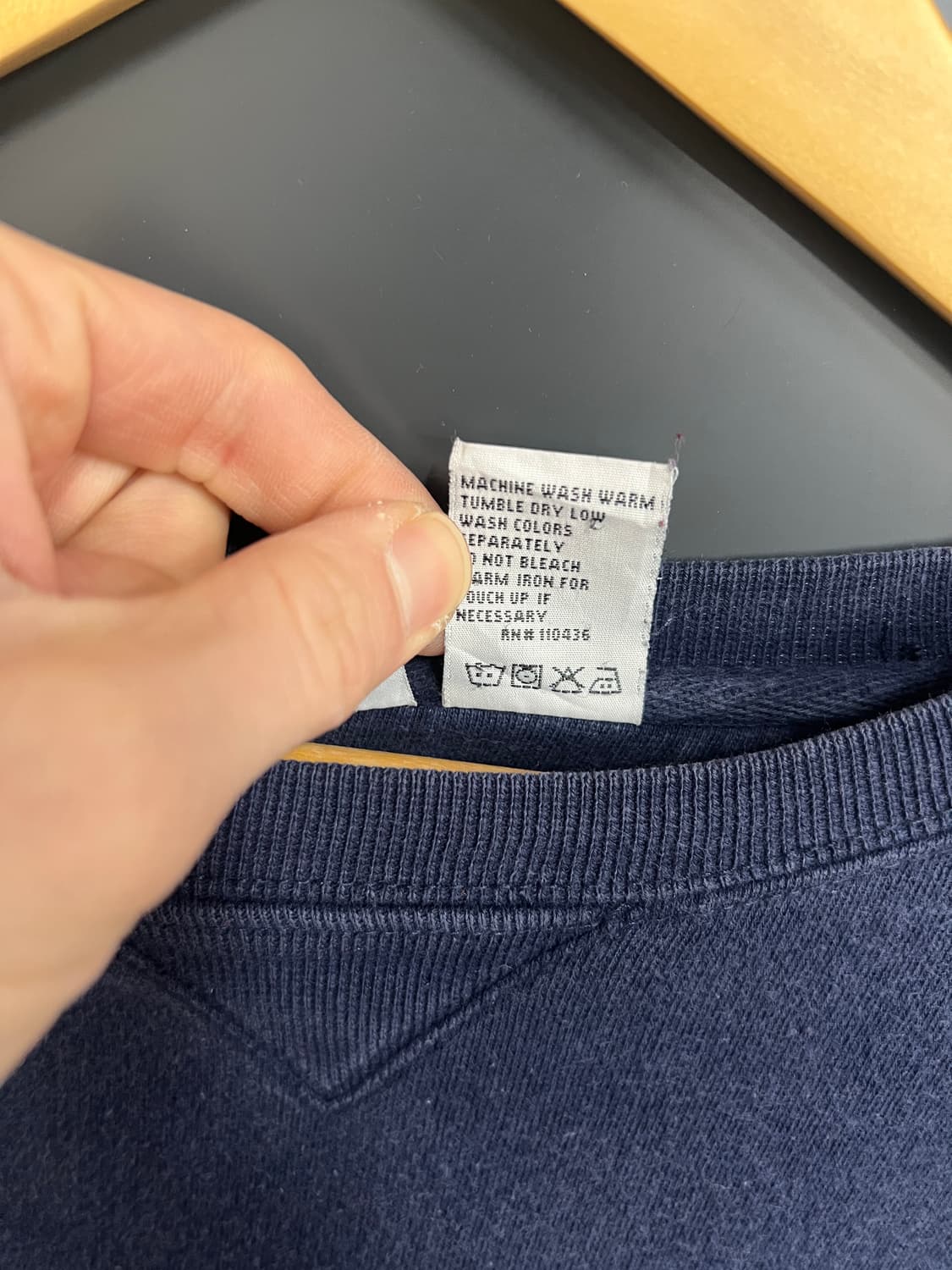 Hard Rock 90s 하드 락 카페 올드스쿨 네이비 스웻셔츠 맨투맨 상품이미지6