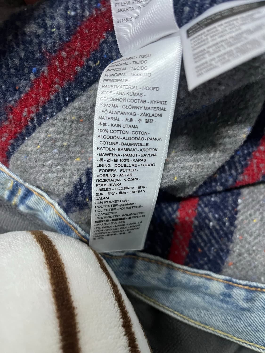 스투시 리바이스 청자켓 xl 상품이미지5