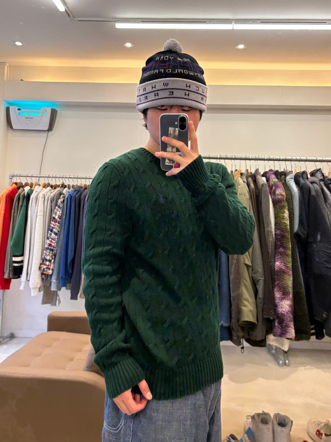 폴로 랄프로렌 꽈배기 니트 상품이미지8