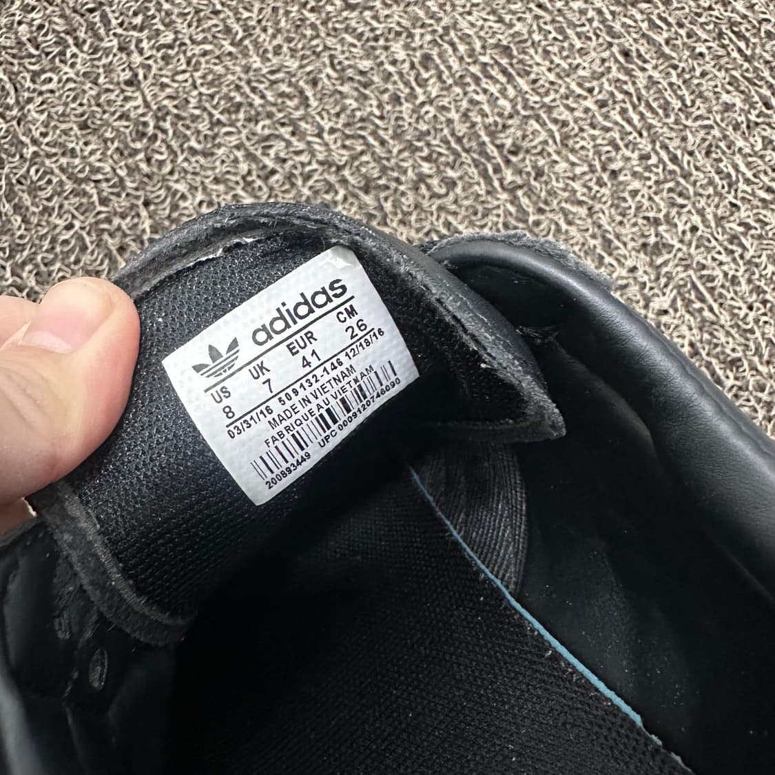 아디다스 삼바 스니커즈 운동화 블랙 260 상품이미지5