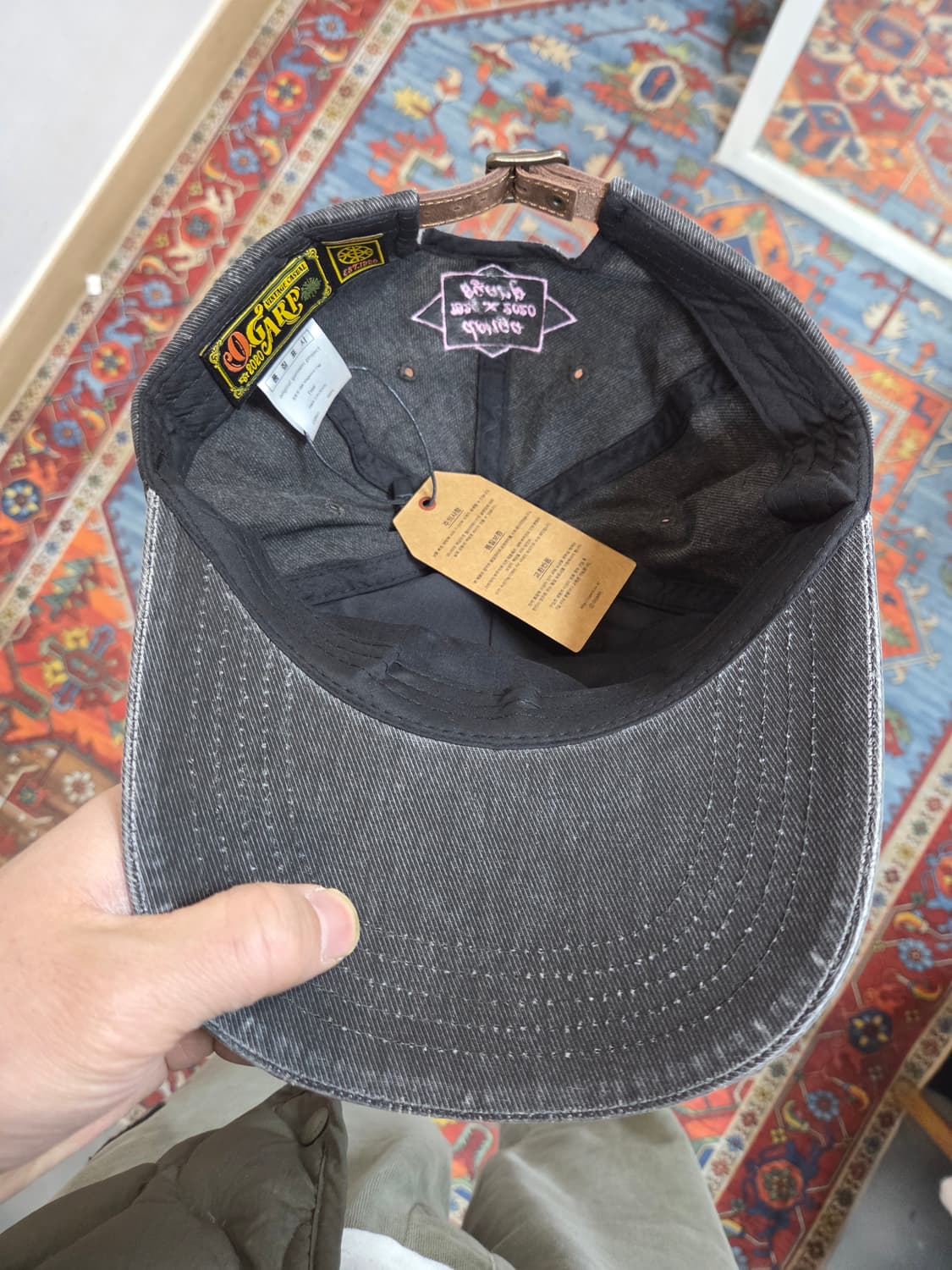 오가프 동아일보 매거진 모자 프리 차콜그레이  상품이미지4