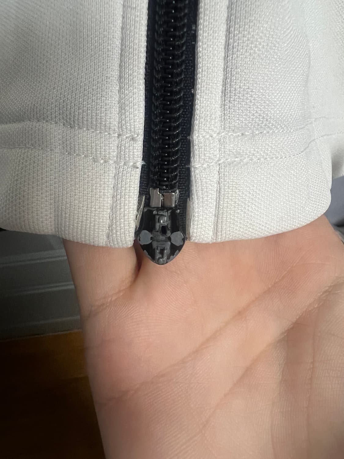 아디다스 굿이어 산레모 트랙탑 져지 자켓 흰/검 상품이미지5