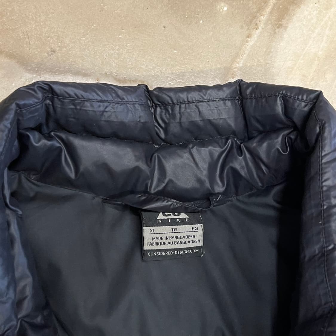 XL 나이키 ACG 블랙 구스다운 패딩조끼 상품이미지4