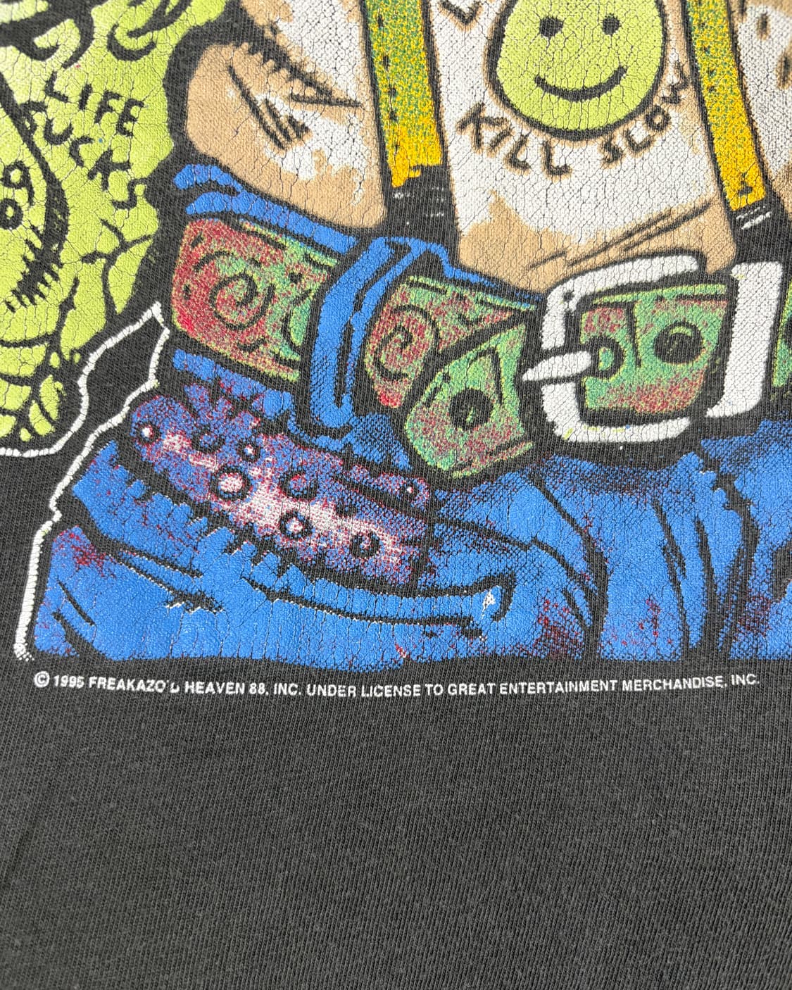 빈티지 90s 1995 White Zombie 화이트 좀비 밴드 티셔츠 상품이미지4