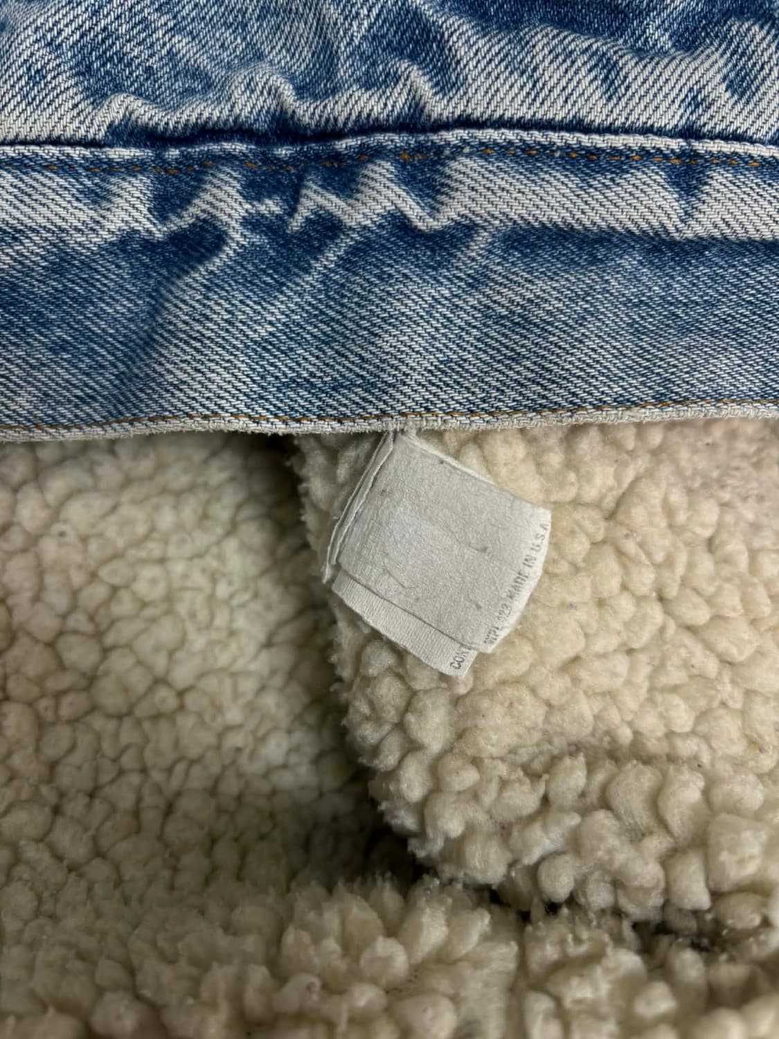 [44] 80s 리바이스 쉐르파 데님 트러커 자켓 상품이미지4