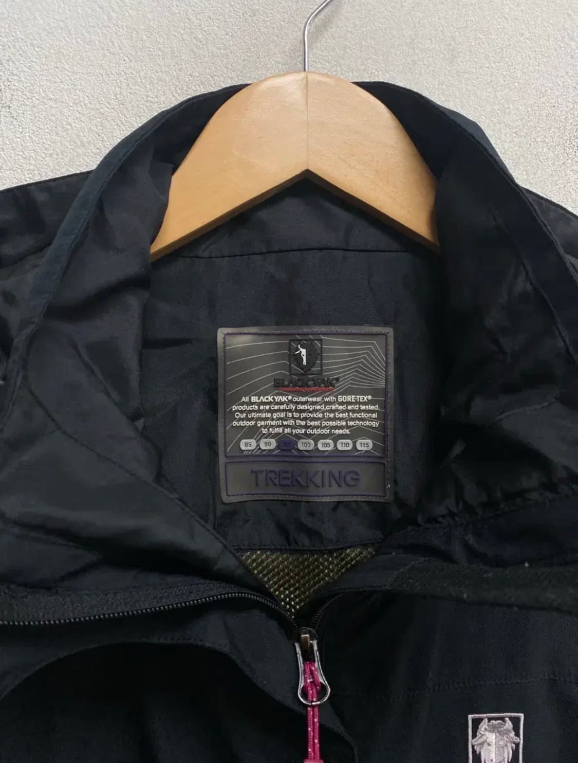 블랙야크 블랙 바람막이 자켓 M 상품이미지5