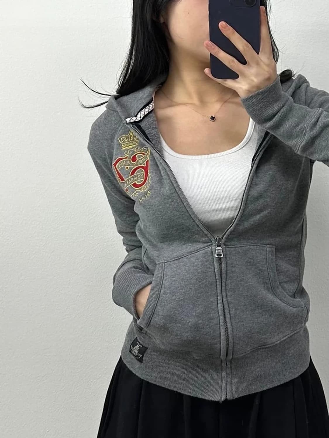 폴로 진스 컴퍼니 00s Y2K 슬림 후드 집업 PN5151 상품이미지2