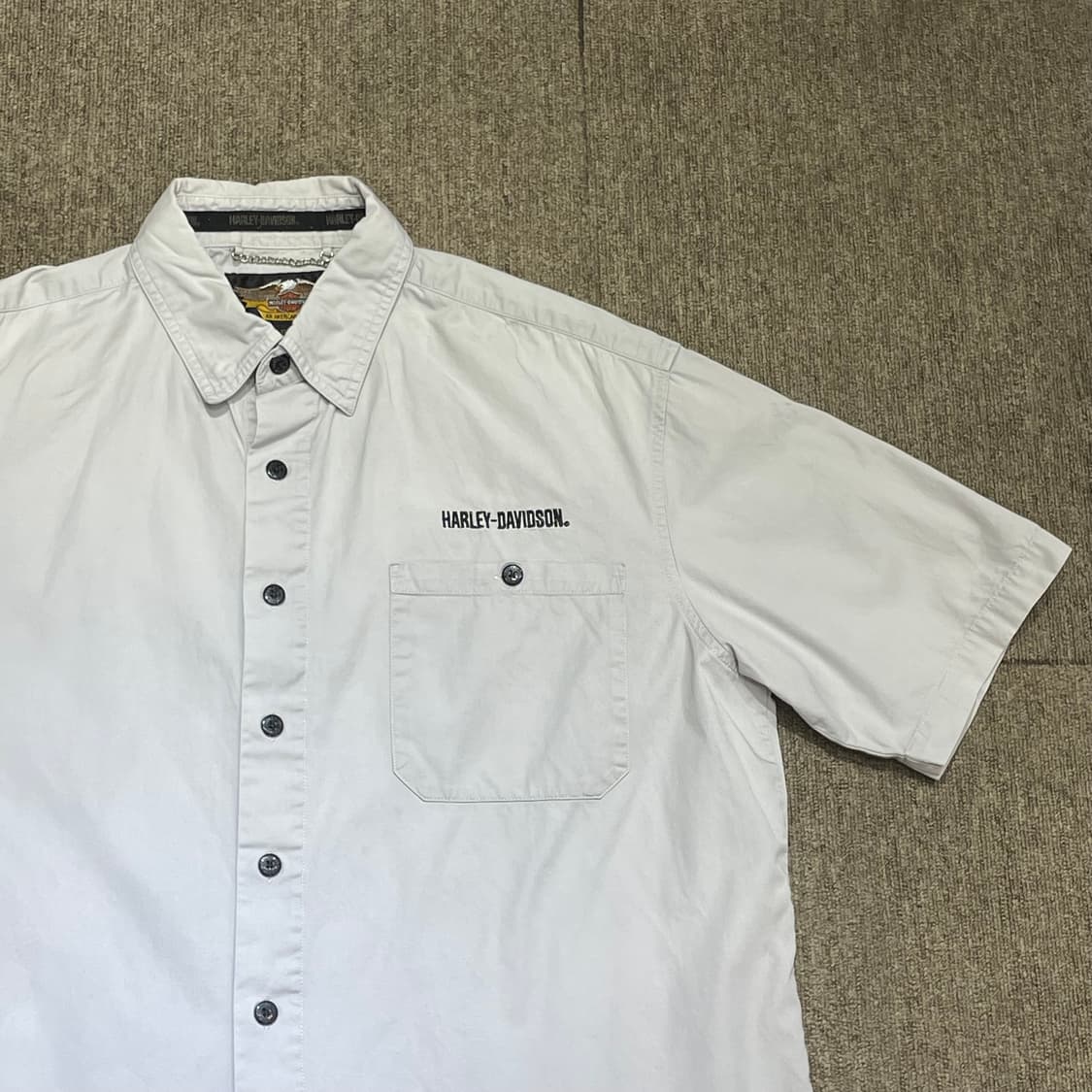 (L) Harley Daividson 할리데이비슨 포켓 셔츠  상품이미지2