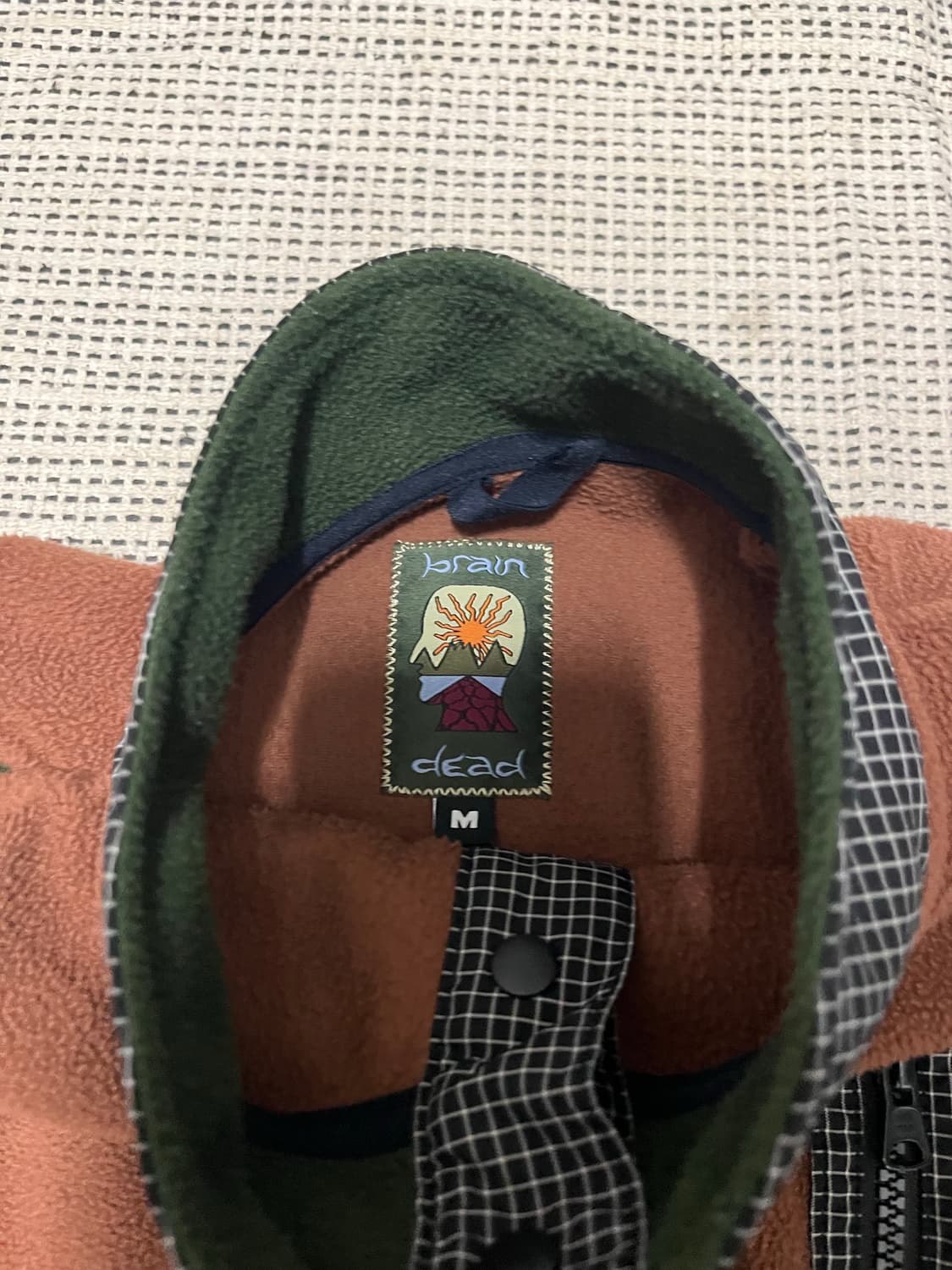 브레인데드 풀오버 플리스 자켓 상품이미지2