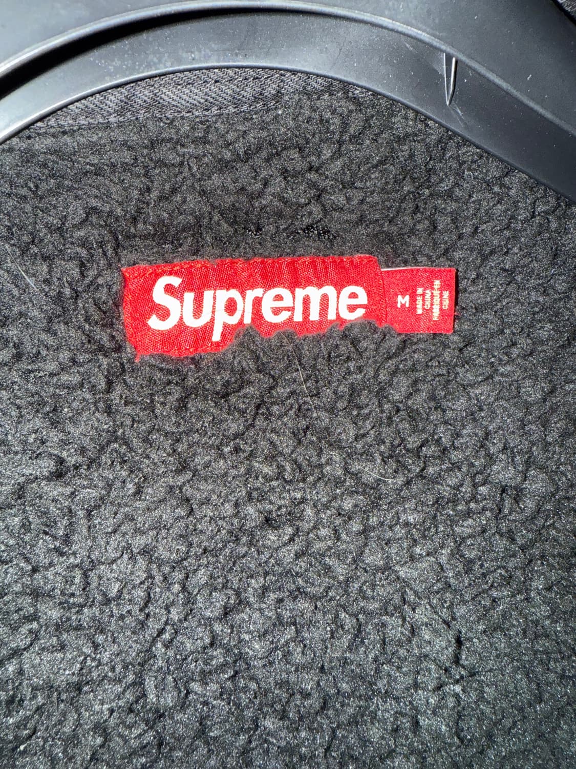 슈프림 포우 셔링 워크 데님셔츠 블랙 M 상품이미지5