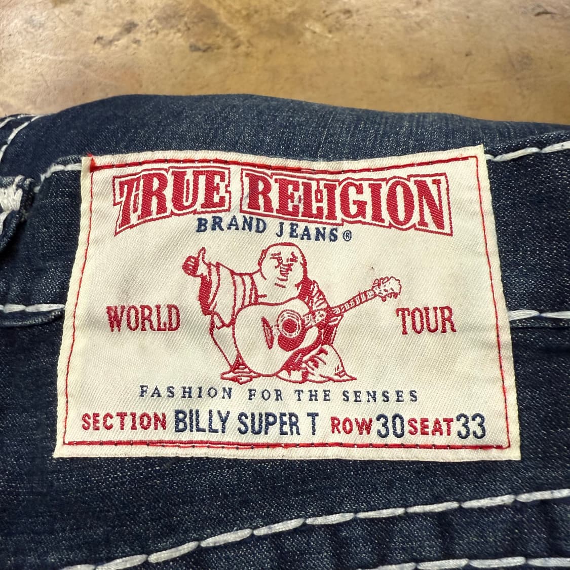 [정품/30] 트루릴리젼 스티치 데님 청바지 b14 상품이미지4