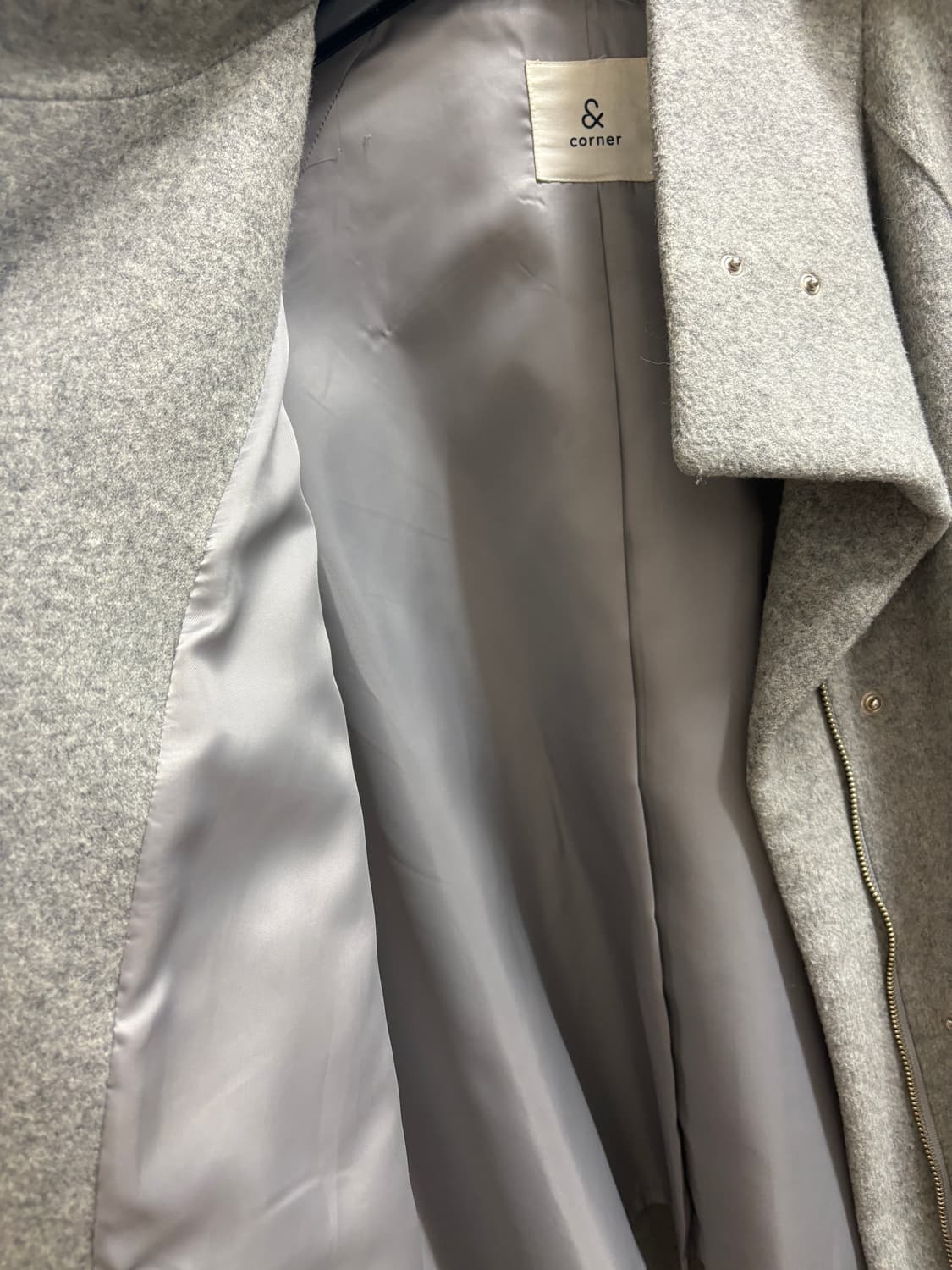 앳코너 울 혼방 하프 코트 상품이미지3