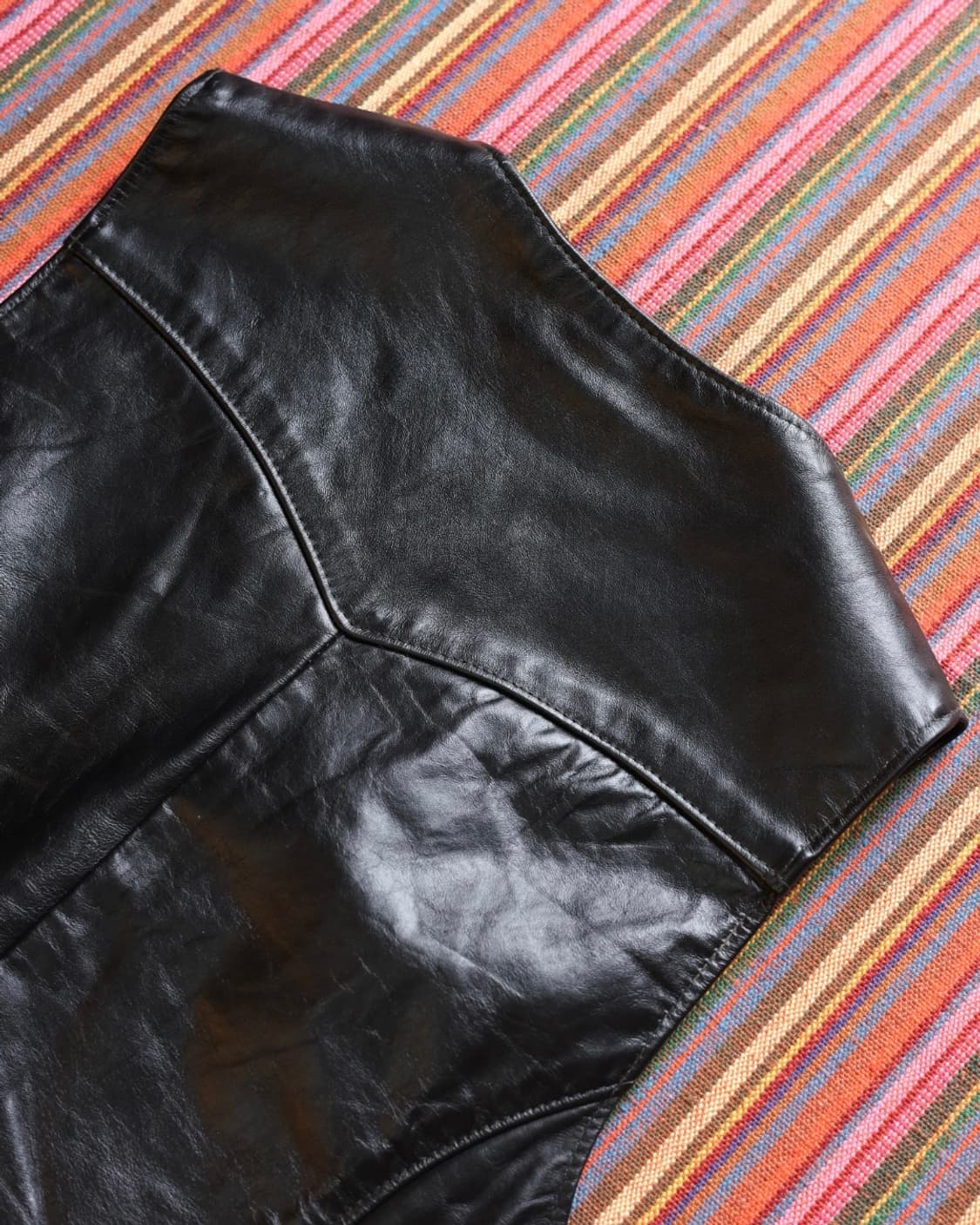 H bar c 에이치바씨 60s 웨스턴 cowhide 레더 베스트 상품이미지9