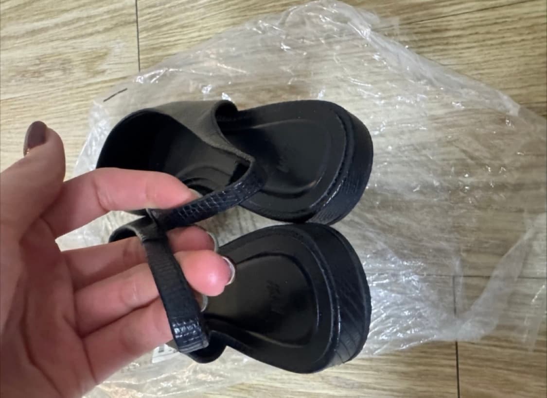 h&m 에첸엠 포인티드 슬링백 플랫슈즈 41사이즈 255 상품이미지4