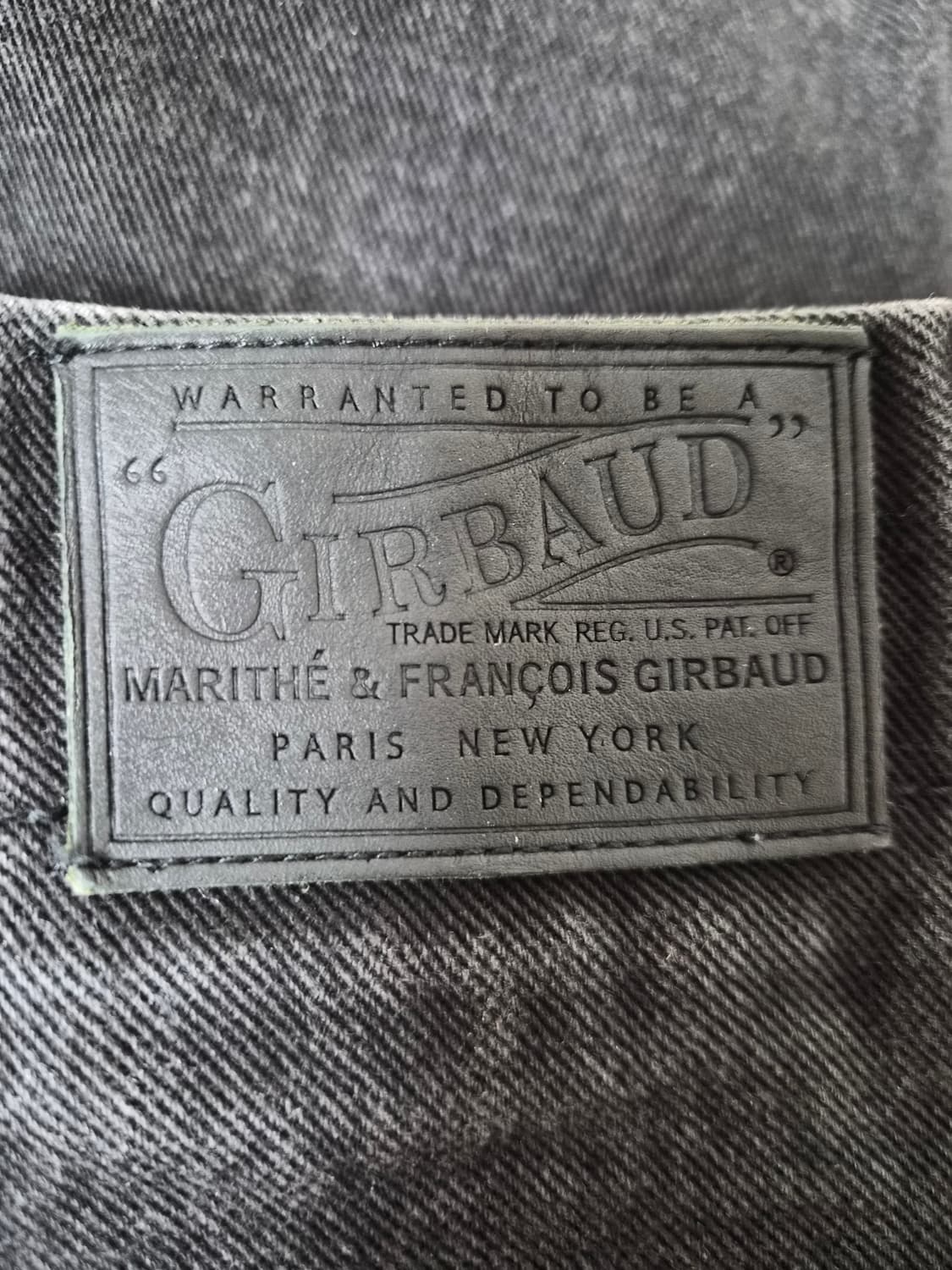 마리떼프랑소와저버 포켓 디테일 와이드 블랙 데님 33사이즈 P-52 상품이미지5