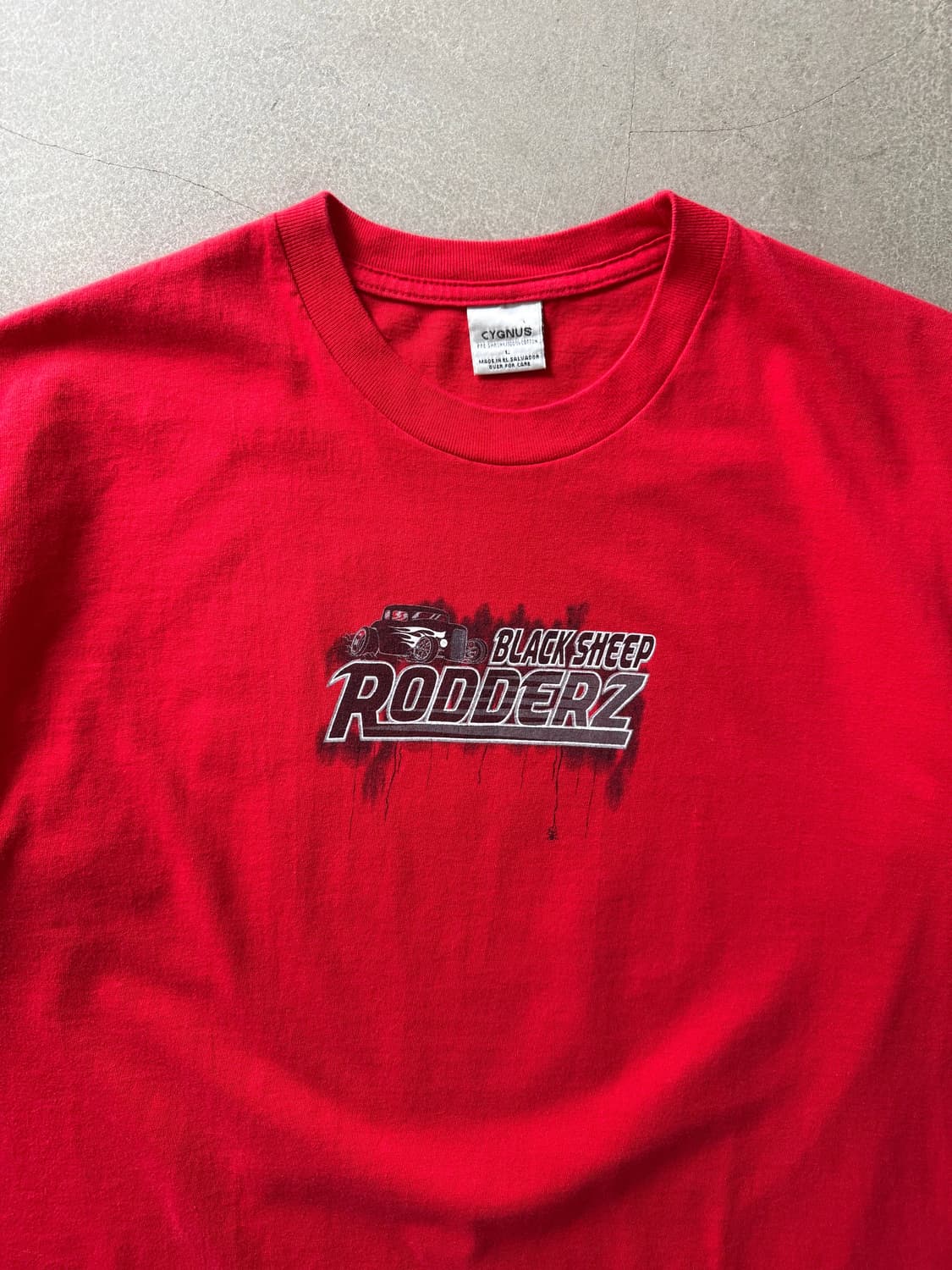 Vintage Black Sheep Rodderz Hot Rod Tee 상품이미지3