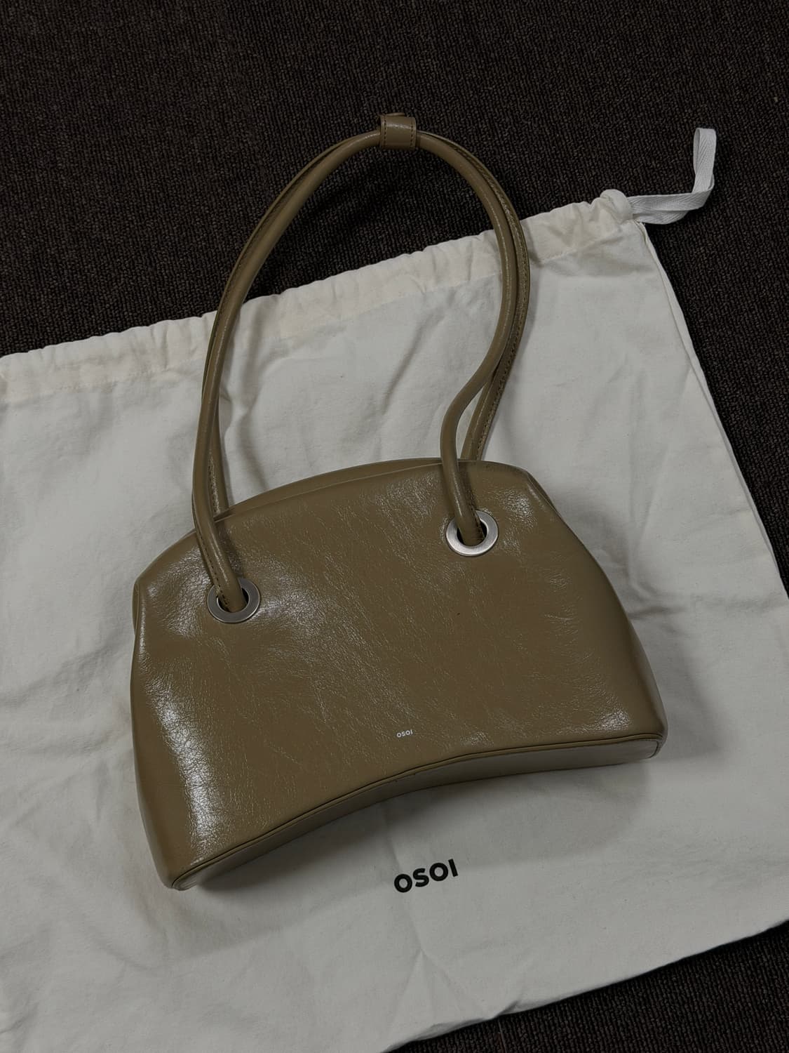 OSOI(오소이) 서클백 워시드 애쉬 카키 (더스트백0) 상품이미지2