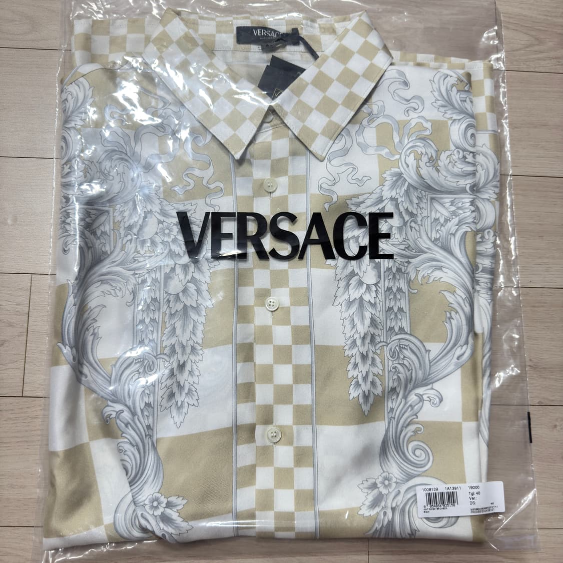 VERSACE 베르사체 실크셔츠 새상품 상품이미지6