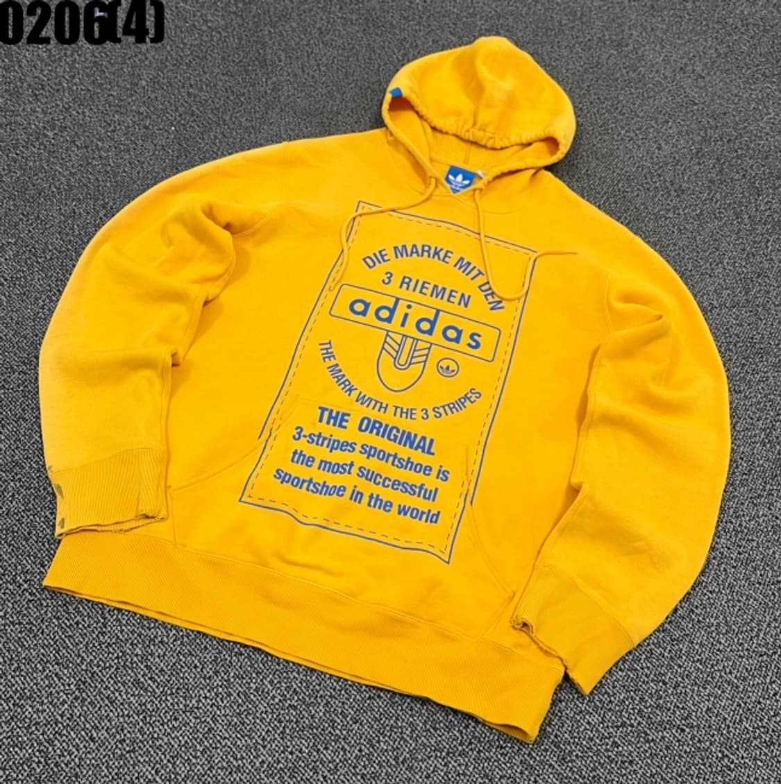 [105] 아디다스 오리지널 옐로우 후드티 0206(4) 상품이미지1