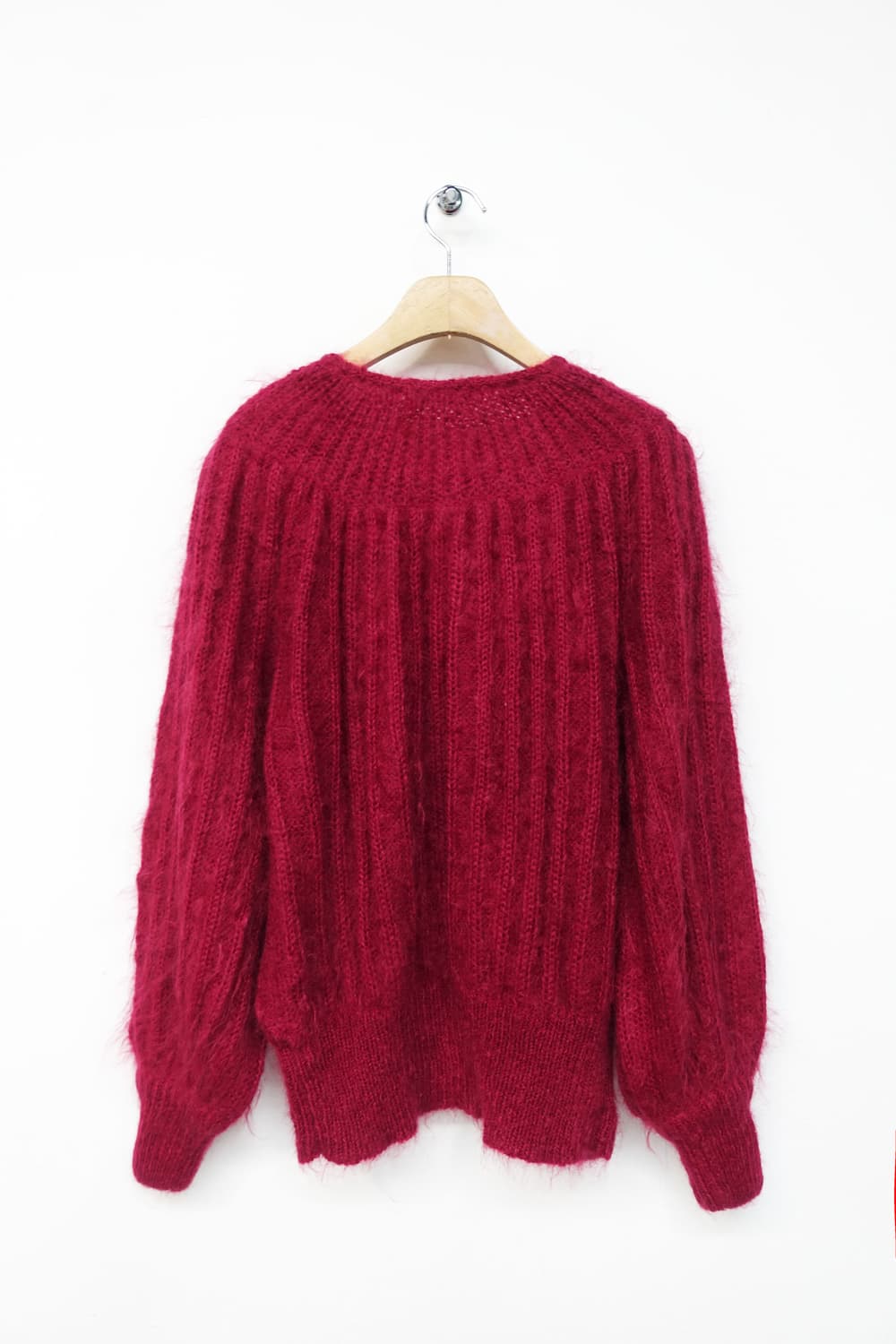  90's GEORGES MEMMI PARIS 모헤어 니트 가디건 상품이미지7