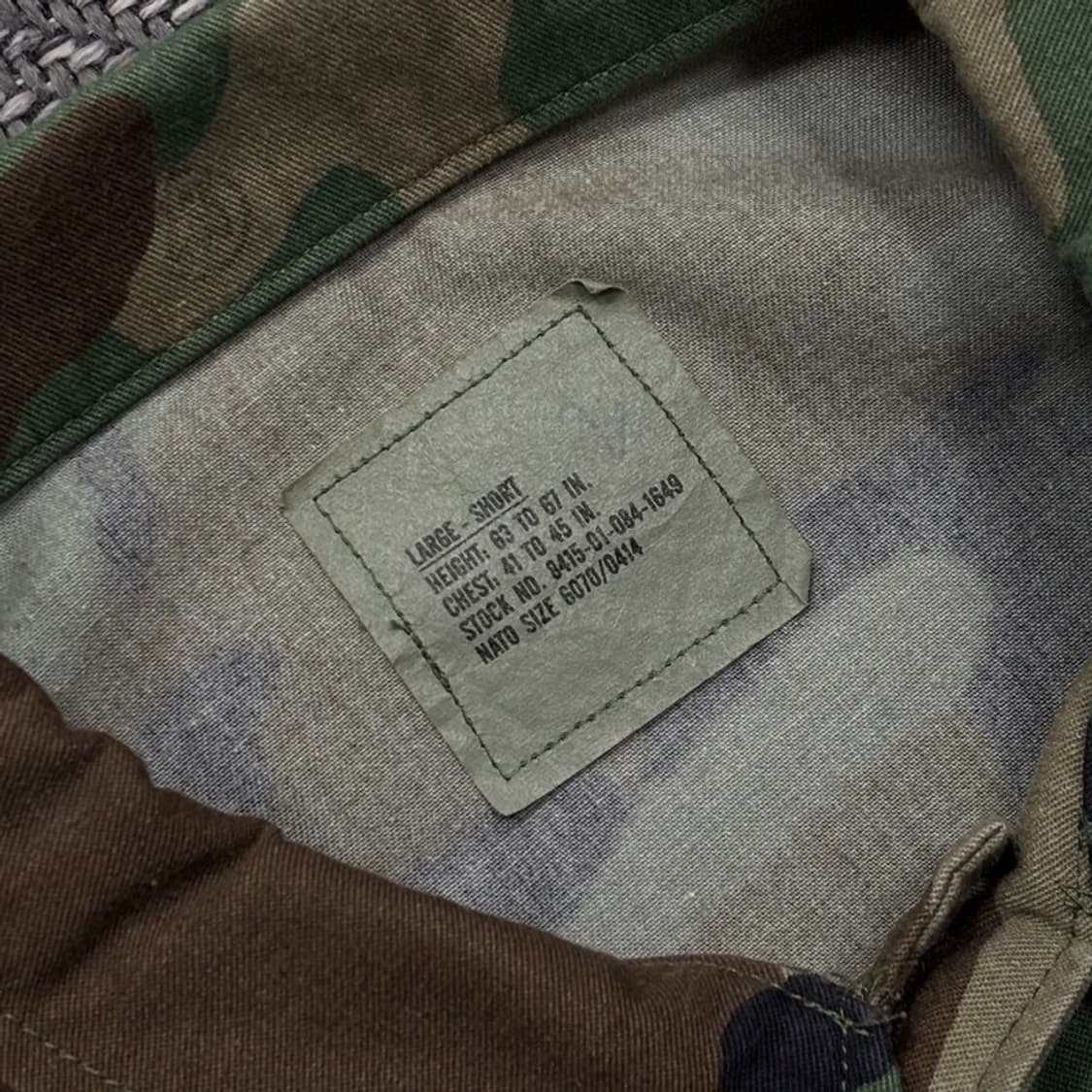 미군 우드랜드 카모 자켓v0416 상품이미지6