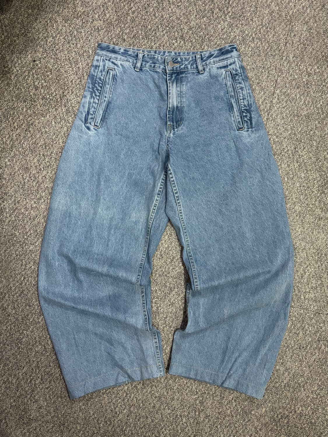 24ss 솔리드옴므 벌룬 데님팬츠 상품이미지2