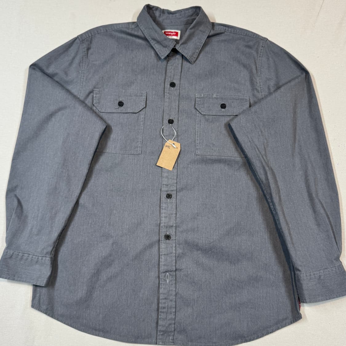 L) Wrangler 랭글러 투포켓 워크웨어 코튼 셔츠 W42 상품이미지2