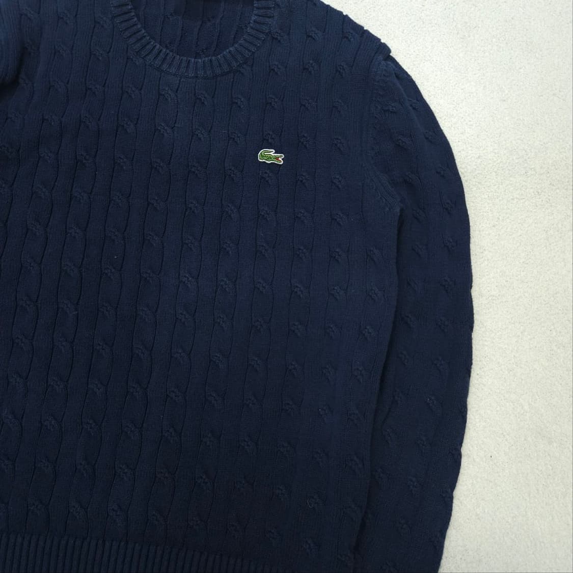라코스테 케이블 니트 3 네이비 상품이미지5