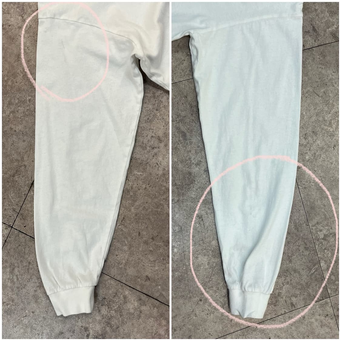 랭글러 프린팅 긴팔티 화이트 M #csz2431 상품이미지7