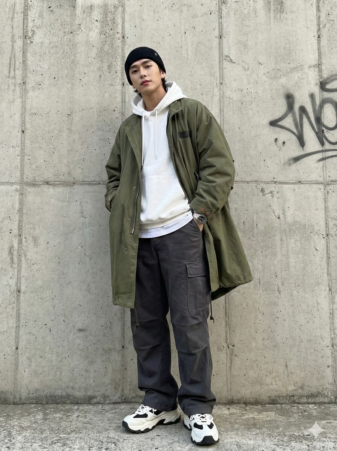 FARMER'S MARKET 파머스마켓 양털 안감 피쉬테일 야상 상품이미지1