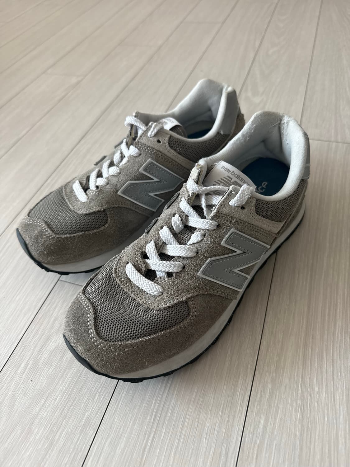 (W) 뉴발란스 574 원 바이 애니원 그레이 - B 스탠다드 상품이미지1