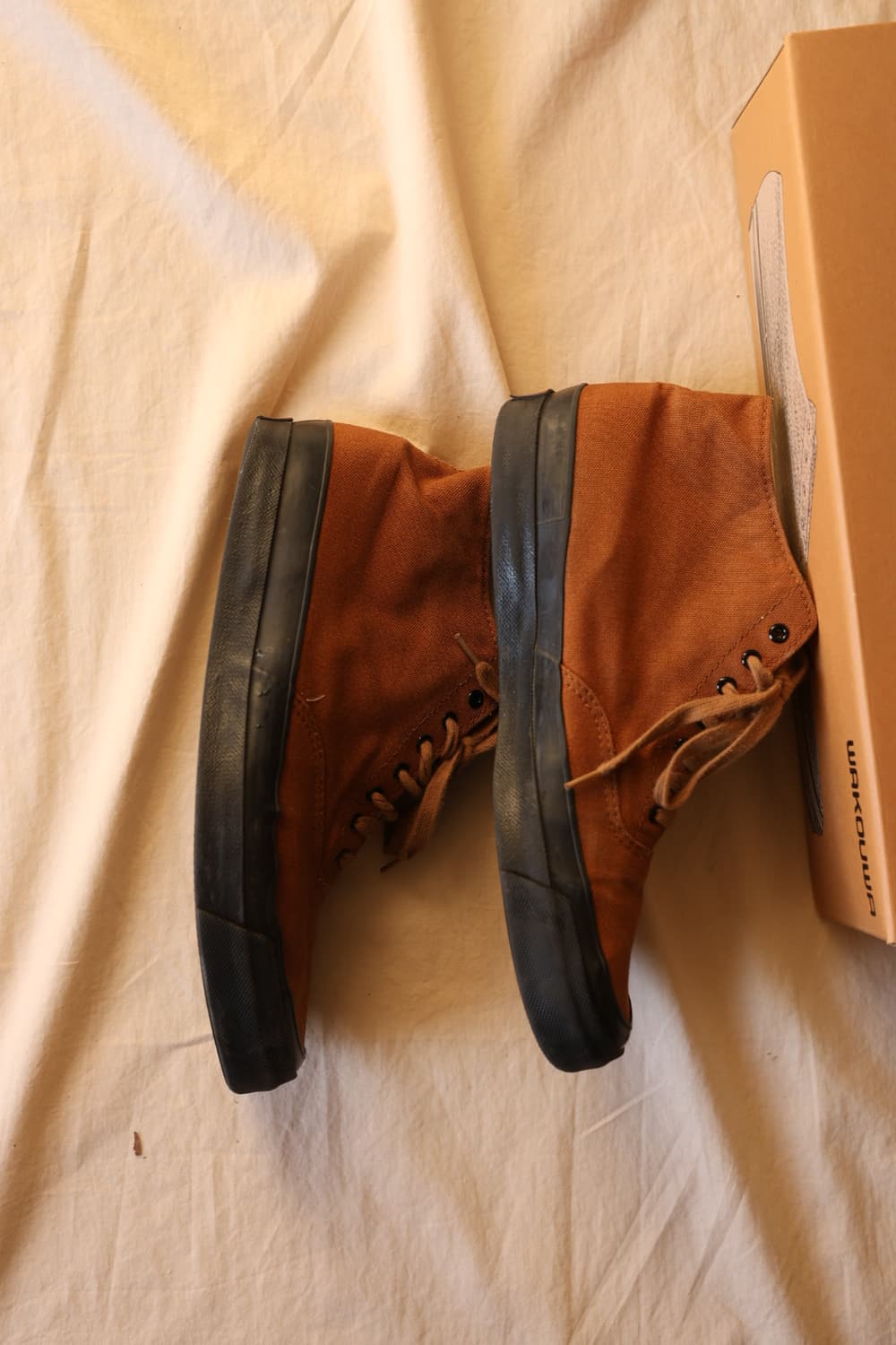 아나토미카 와쿠와 덱슈즈 hi 브라운(새상품) 상품이미지2