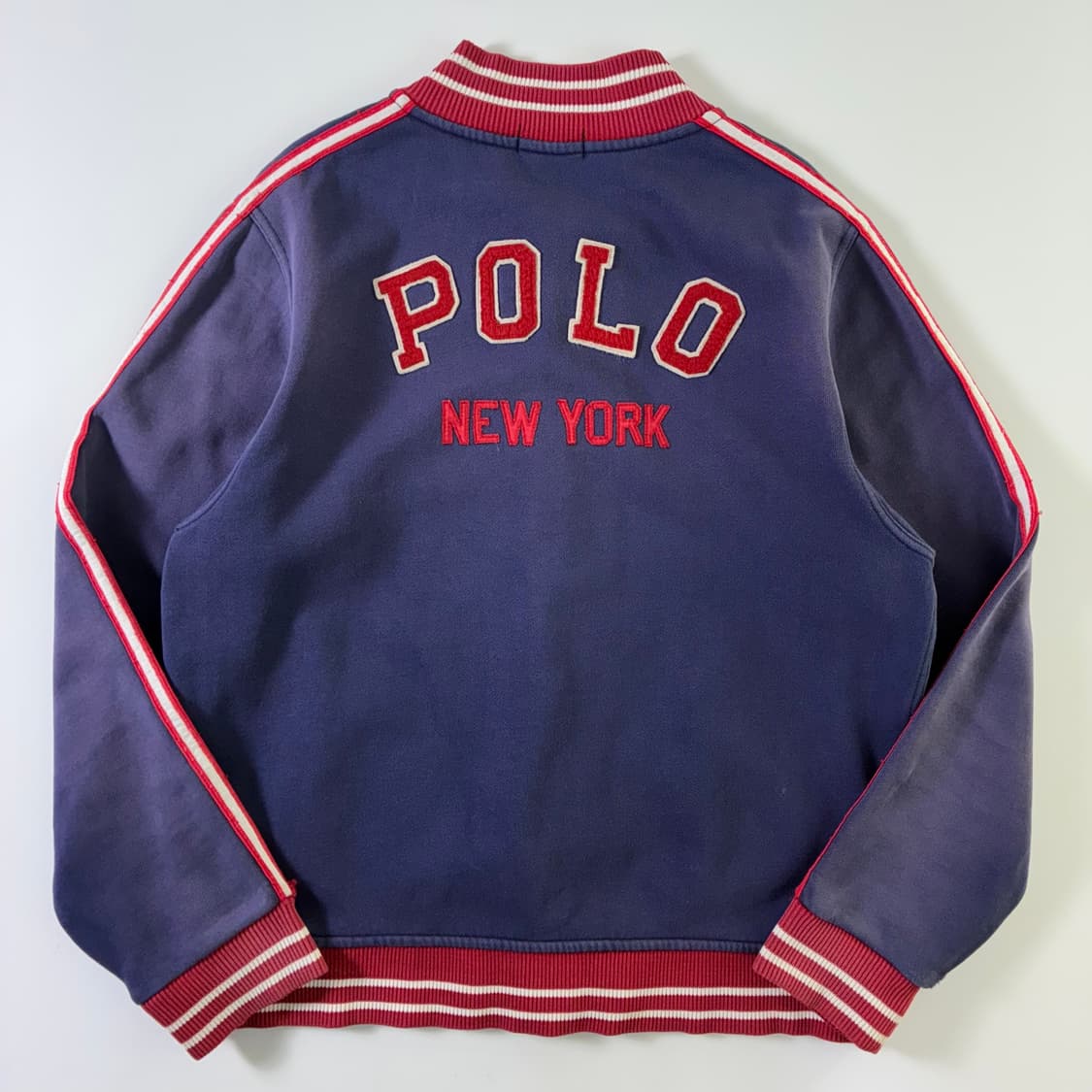 Polo 폴로 랄프로렌 P엠브로이드 에이징 바시티 자켓 상품이미지4