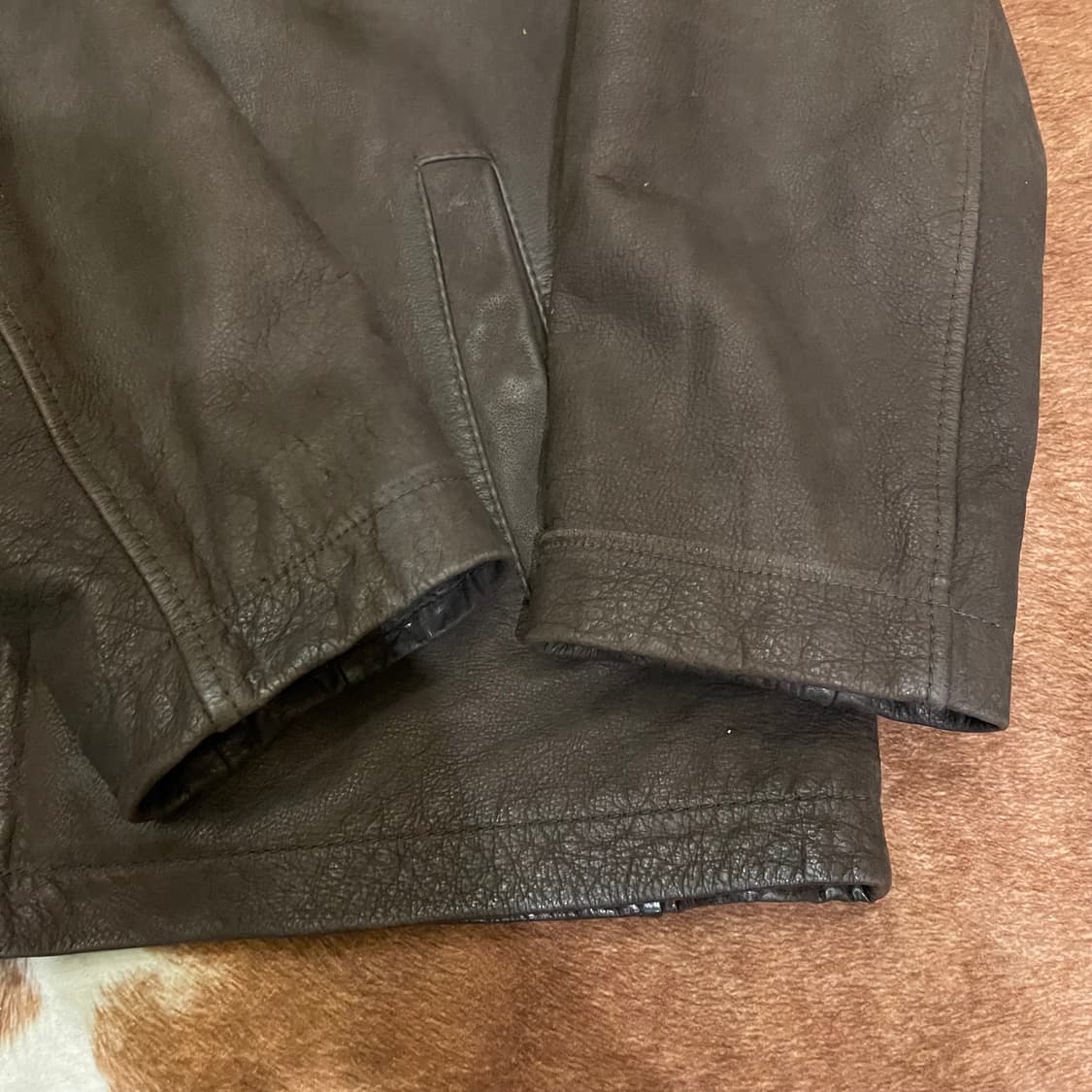 에디바우어 버팔로 레더 자켓 상품이미지4