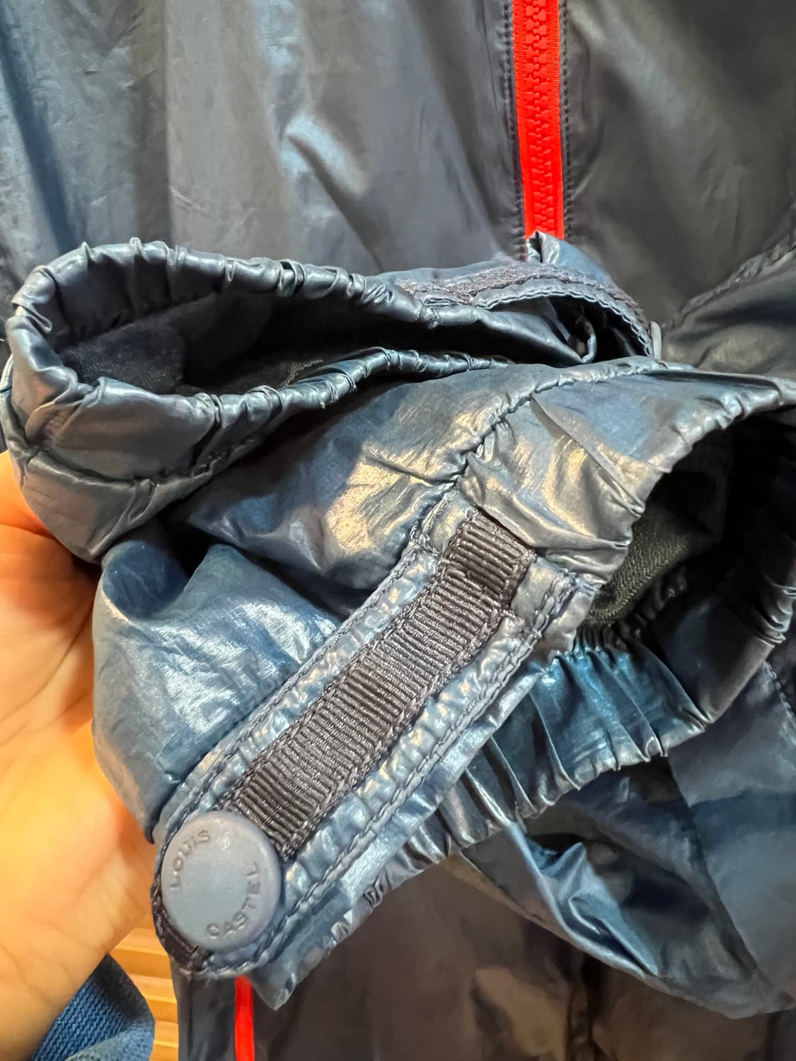 루이까스텔 남성 네이비 아노락바람막이 반집업티셔츠 상품이미지5