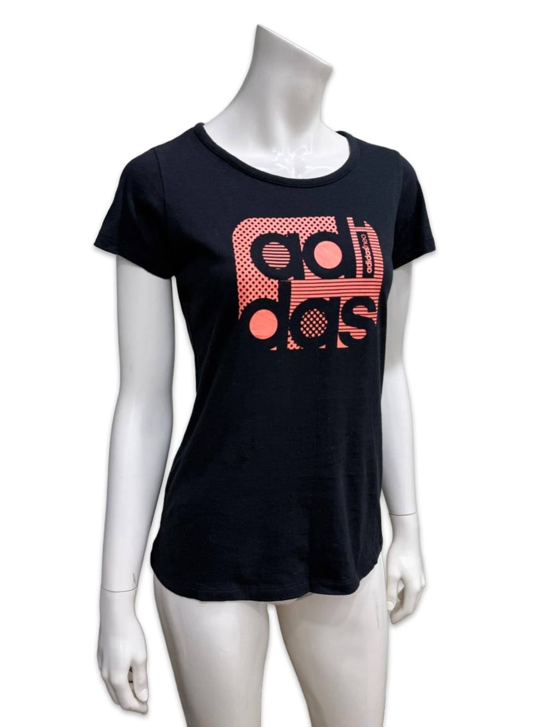 빈티지 아디다스 블랙 캡소매 로고 반팔티 상품이미지1