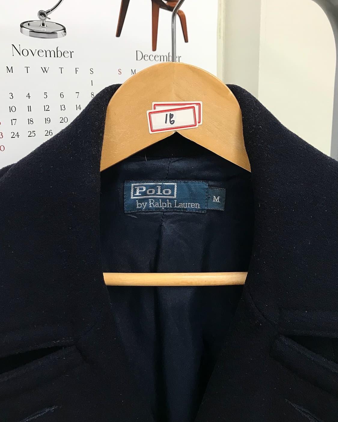 폴로 울 더블 피코트 상품이미지2