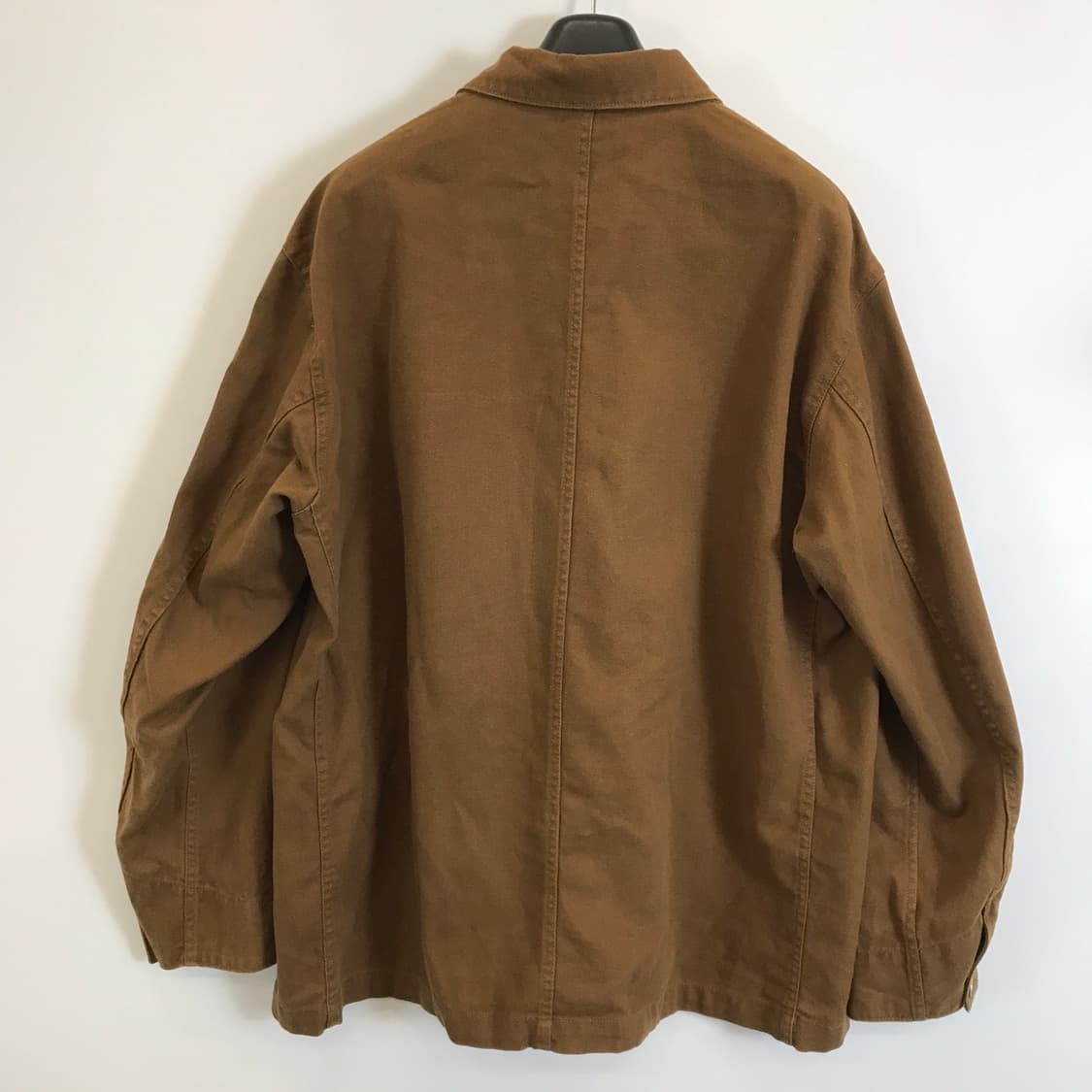 MUJI 무인양품 브라운 캔버스 커버올 자켓 [XL] 상품이미지4