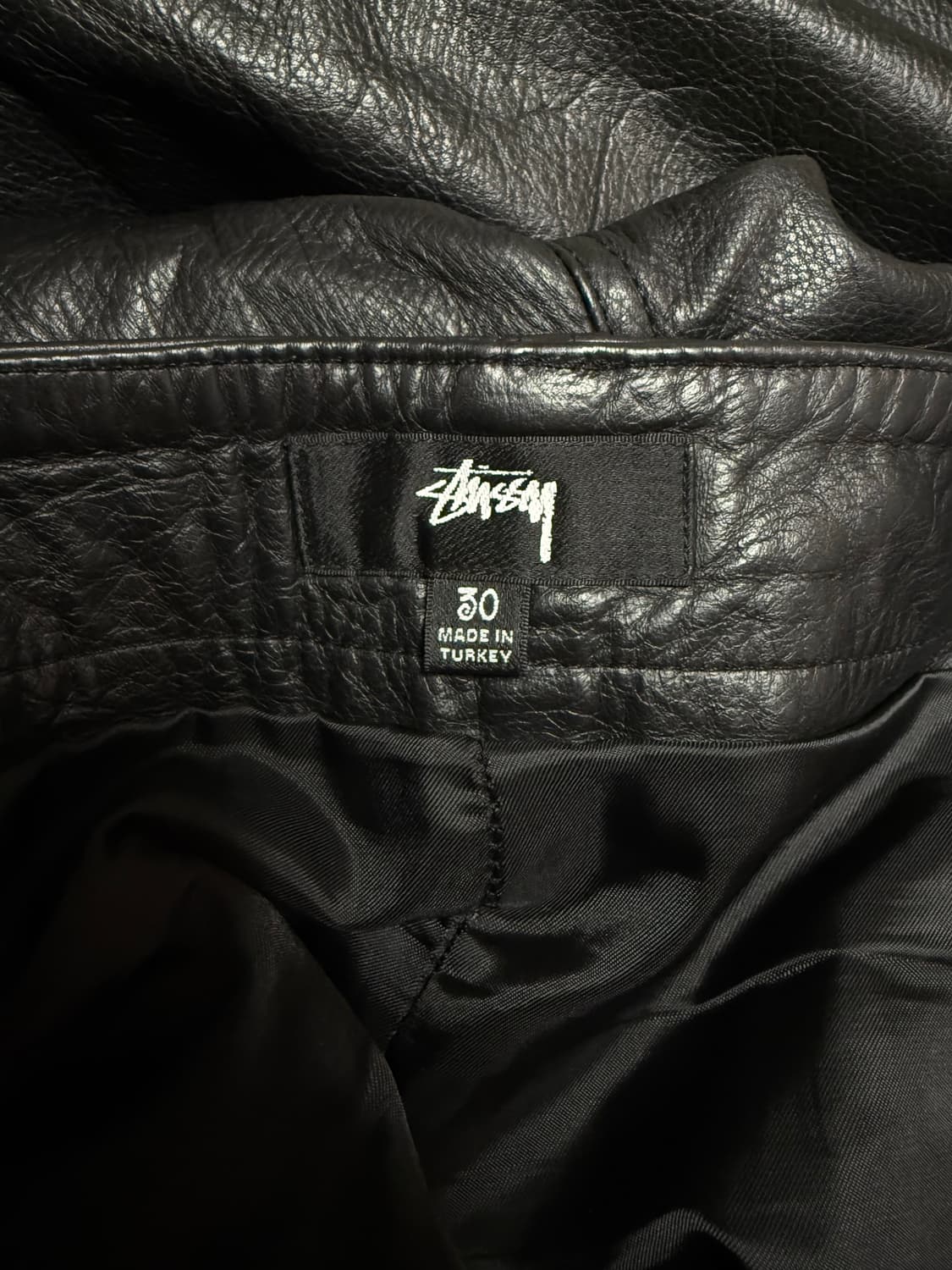 스투시 밀리터리 카고 가죽 바지 상품이미지4